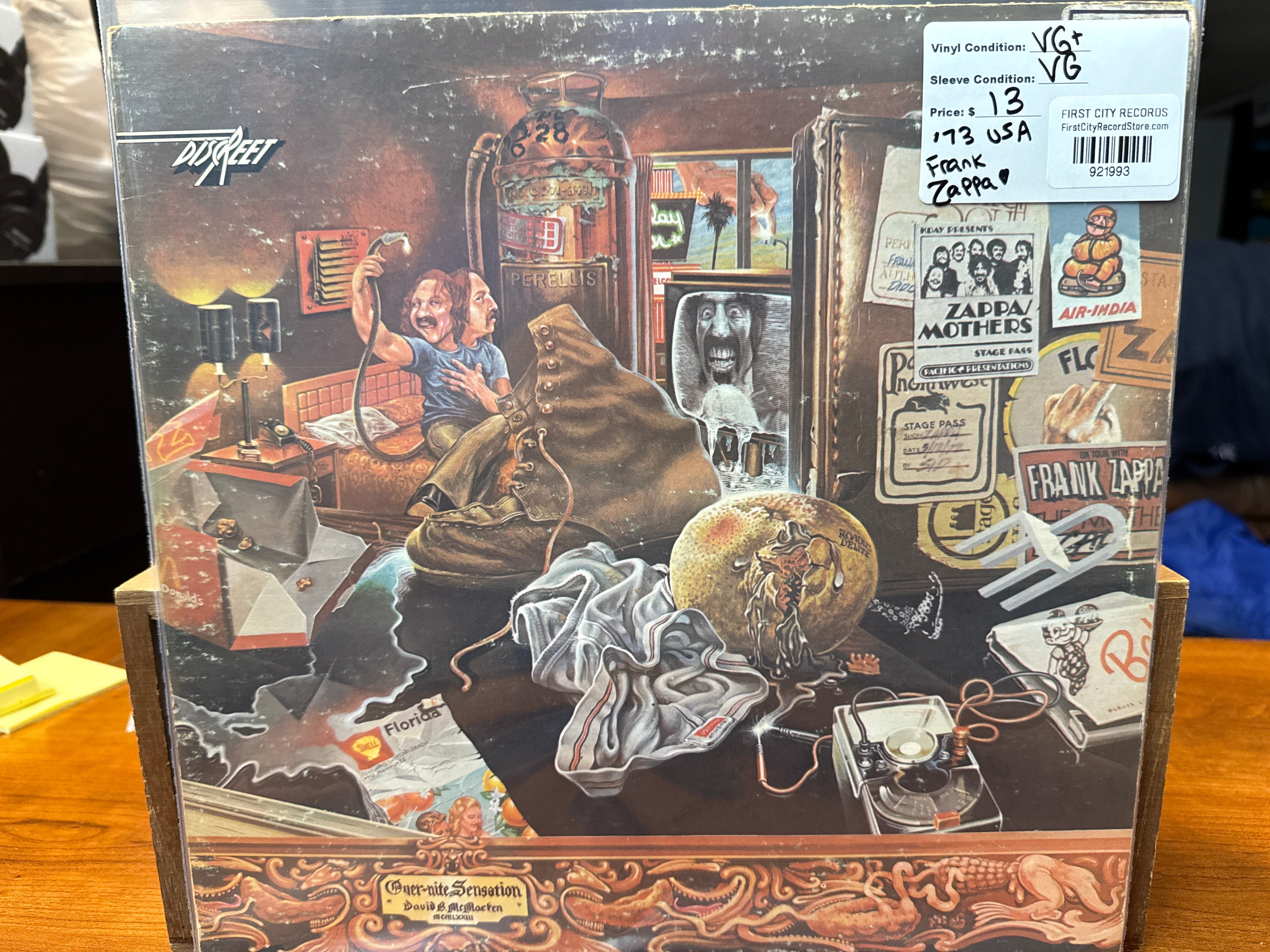 Frank Zappa & Mothers - Over-Nite Sensation (1973, USED)