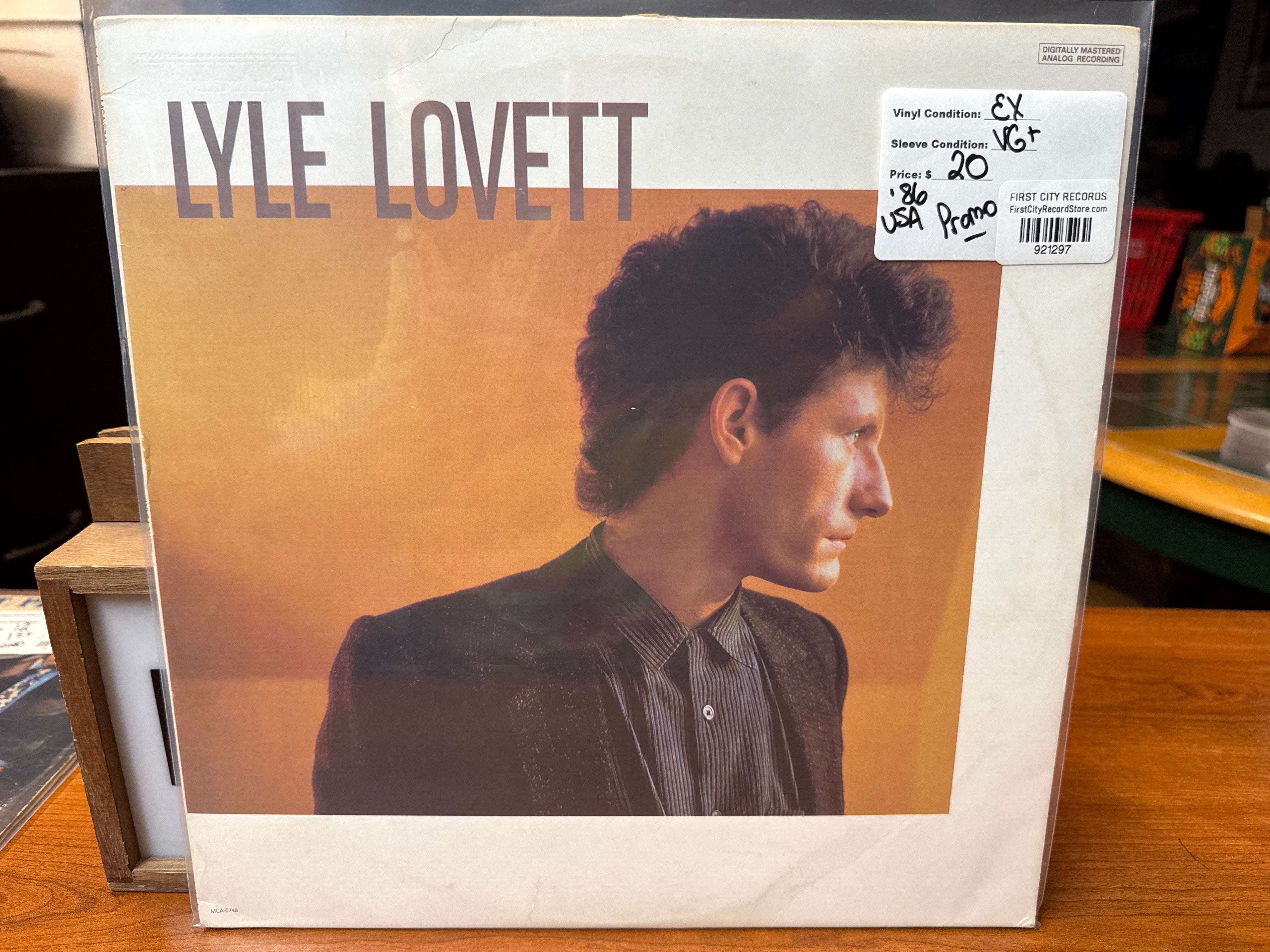 Lyle Lovett ‎– Lyle Lovett (1986, Promo, USED)