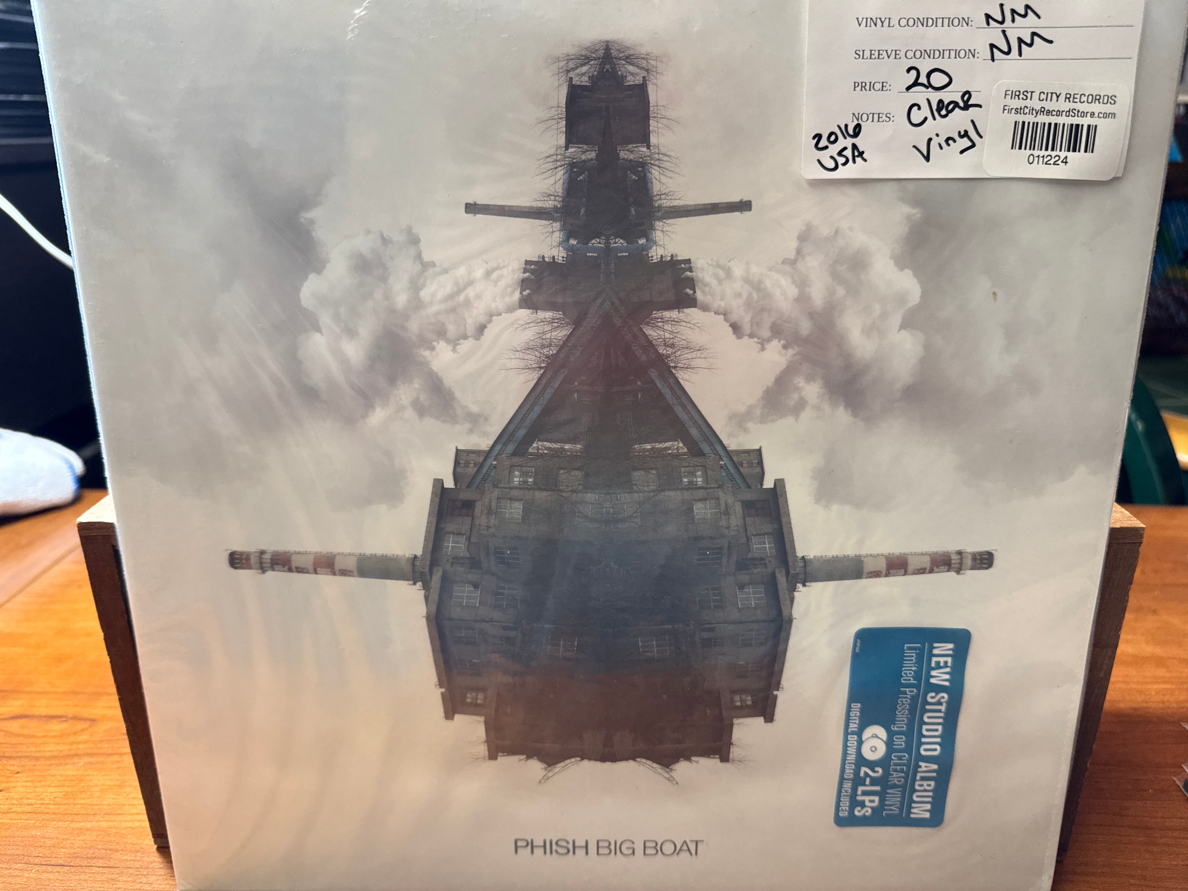 Phish - Big Boat (2016, Clear Vinyl, USED)