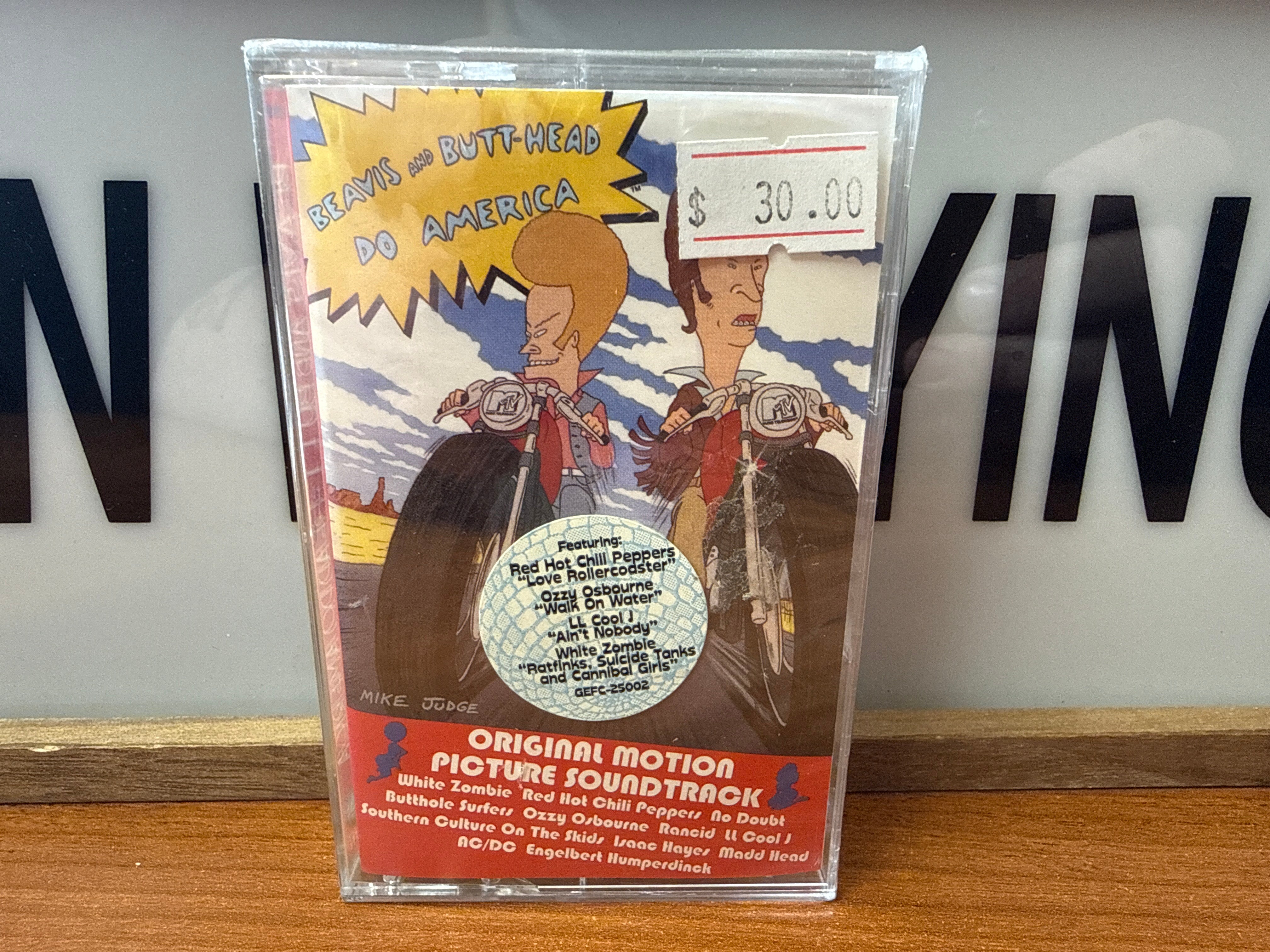 Beavis and Butthead Do America Soundtrack (Sealed, CASSETTE)