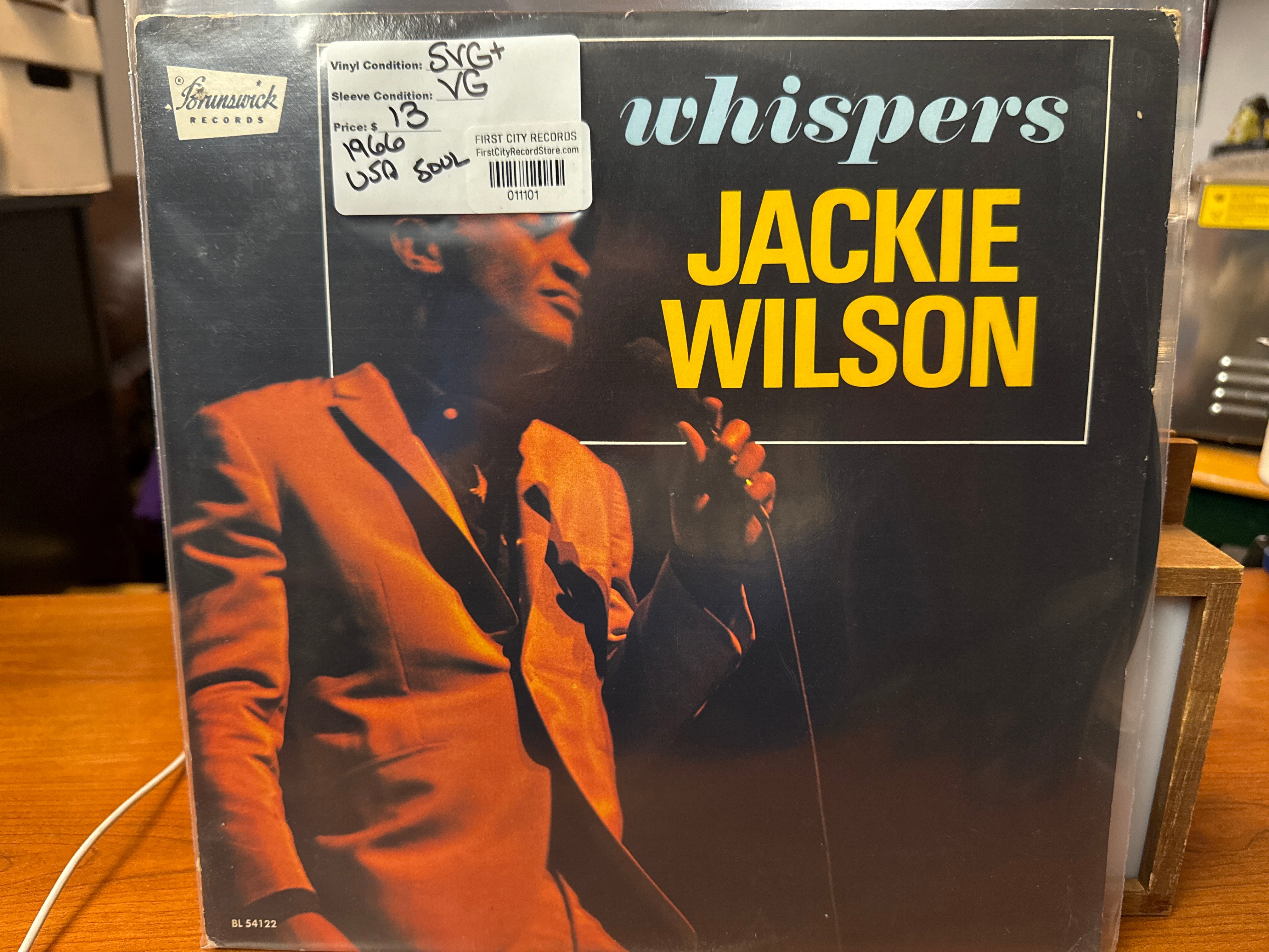 Jackie Wilson - Whispers (1966, USED)