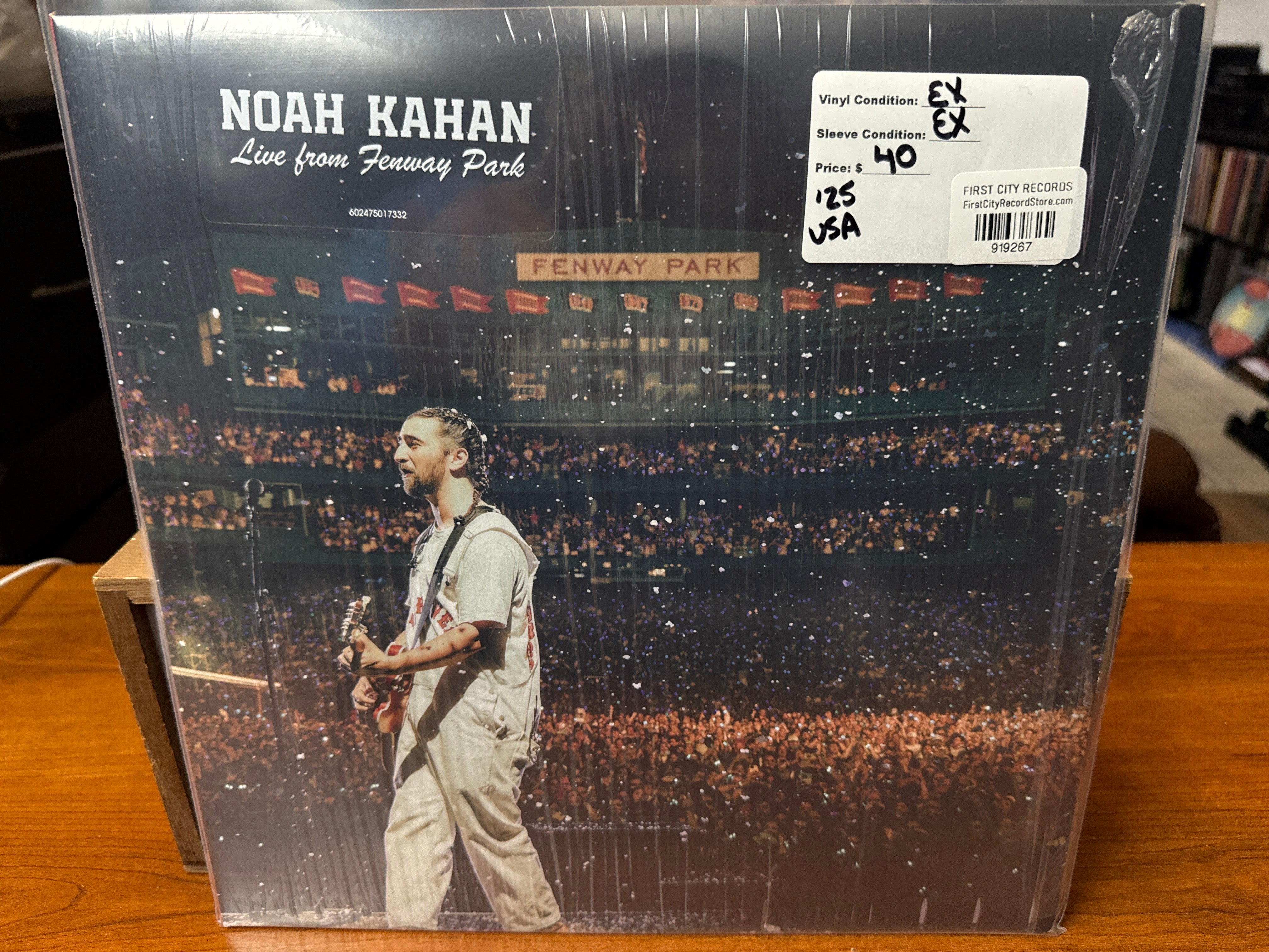 Noah Kahan - Live From Fenway Park (2025, USED)