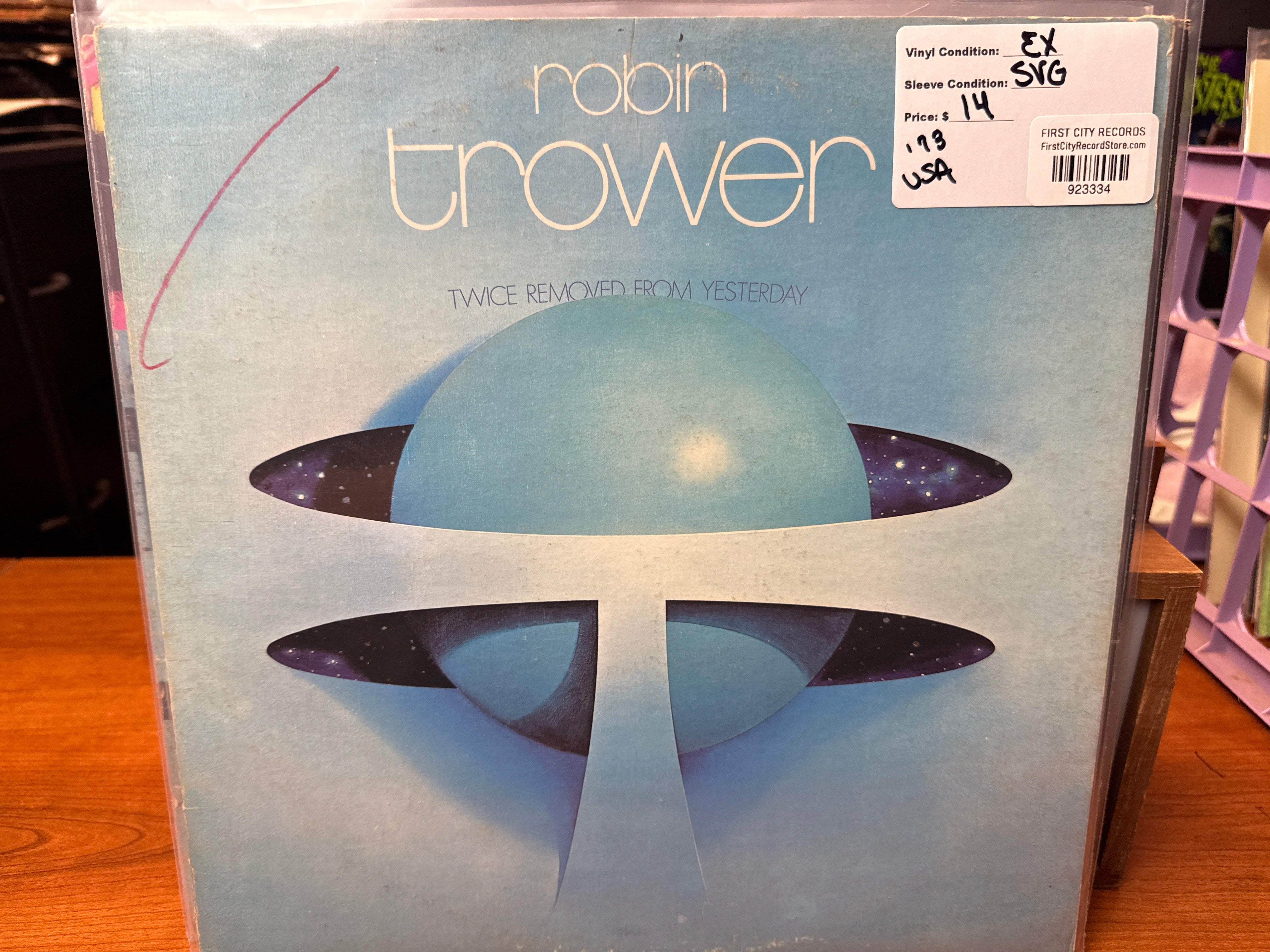 Robin Trower - Twice Removed From Yesterday (1973, USED)