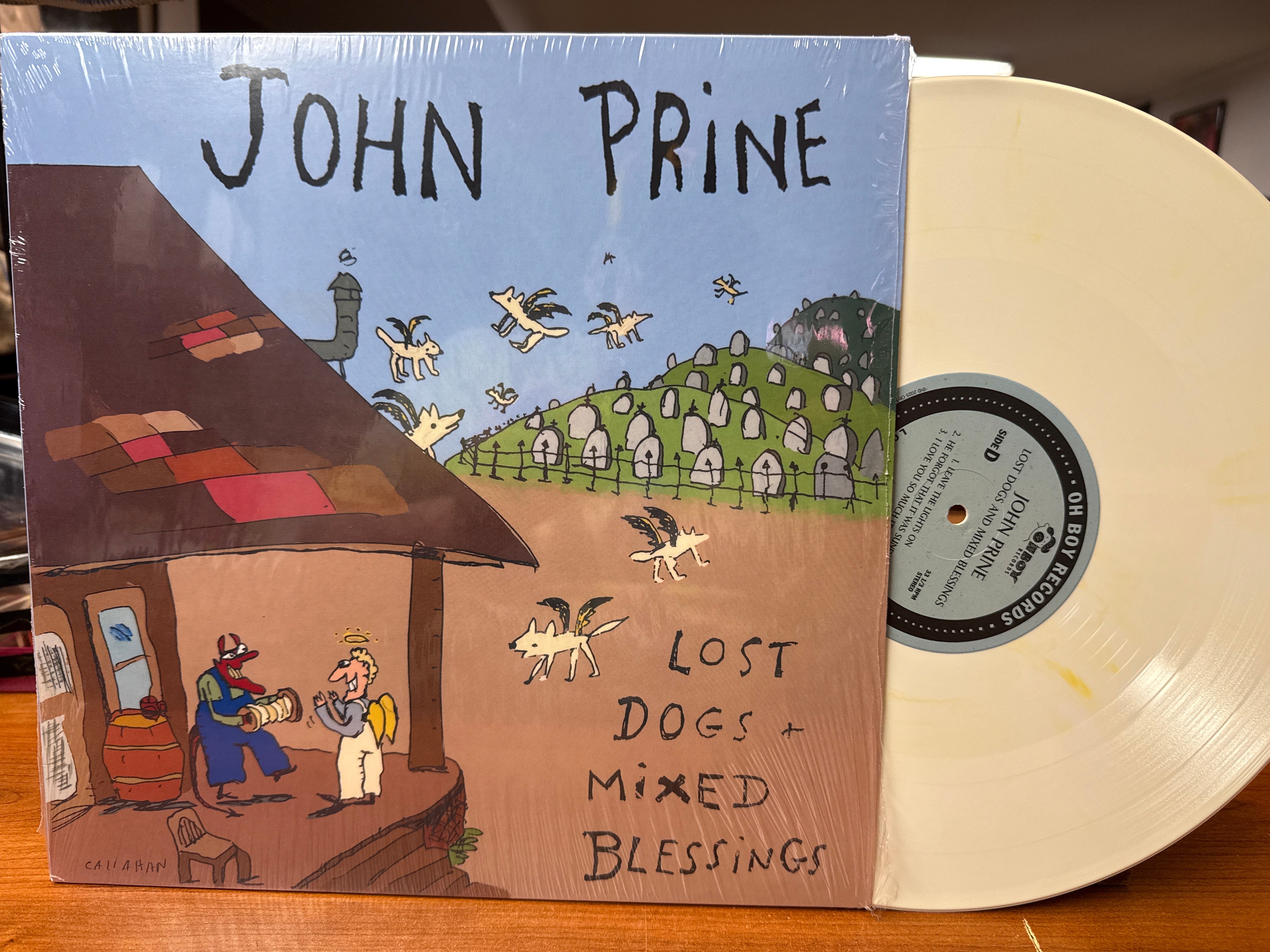 John Prine - Lost Dogs & Mixed Blessings (2025, Cream Vinyl, USED)
