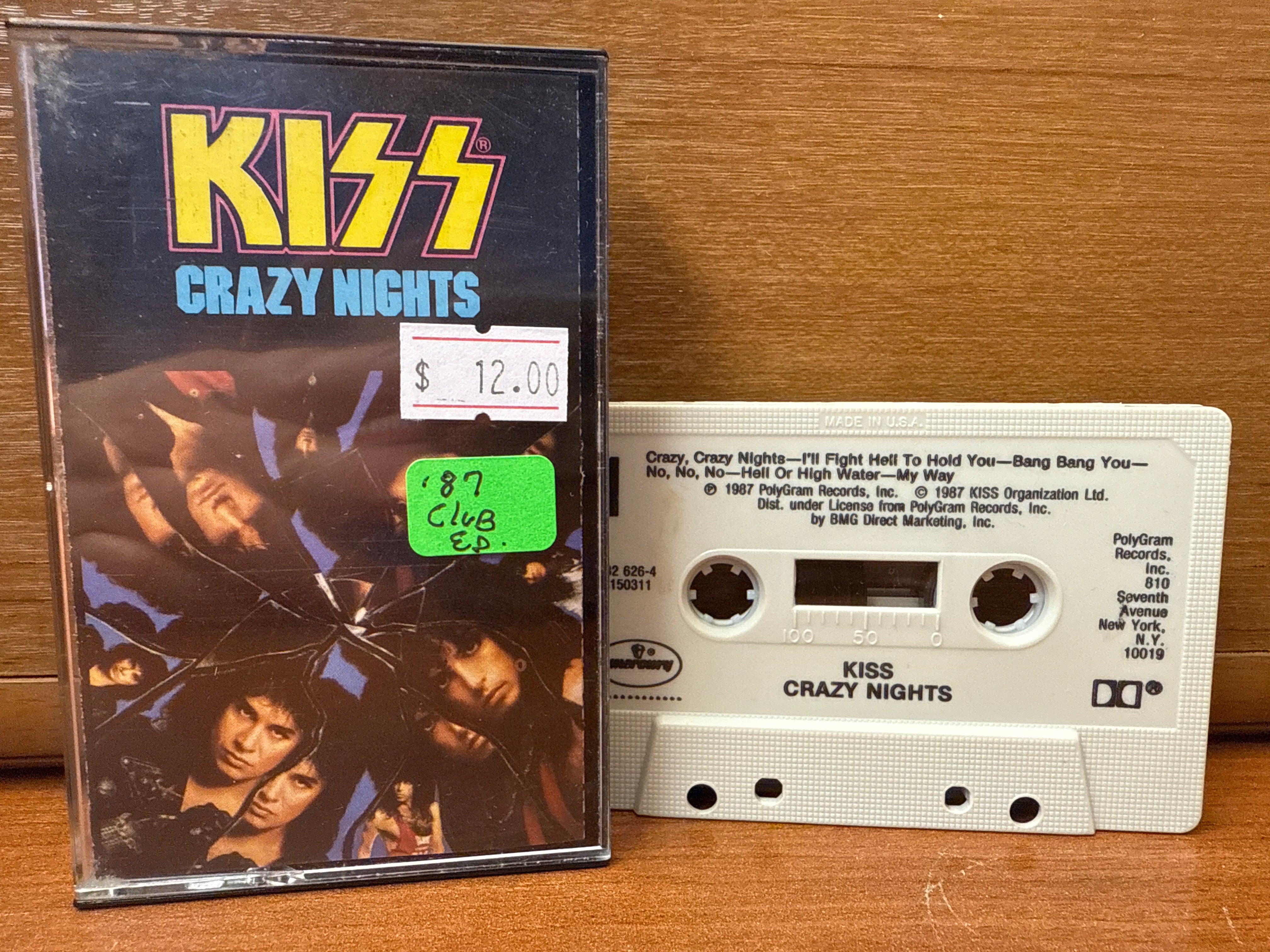 Kiss - Crazy Nights (CASSETTE)