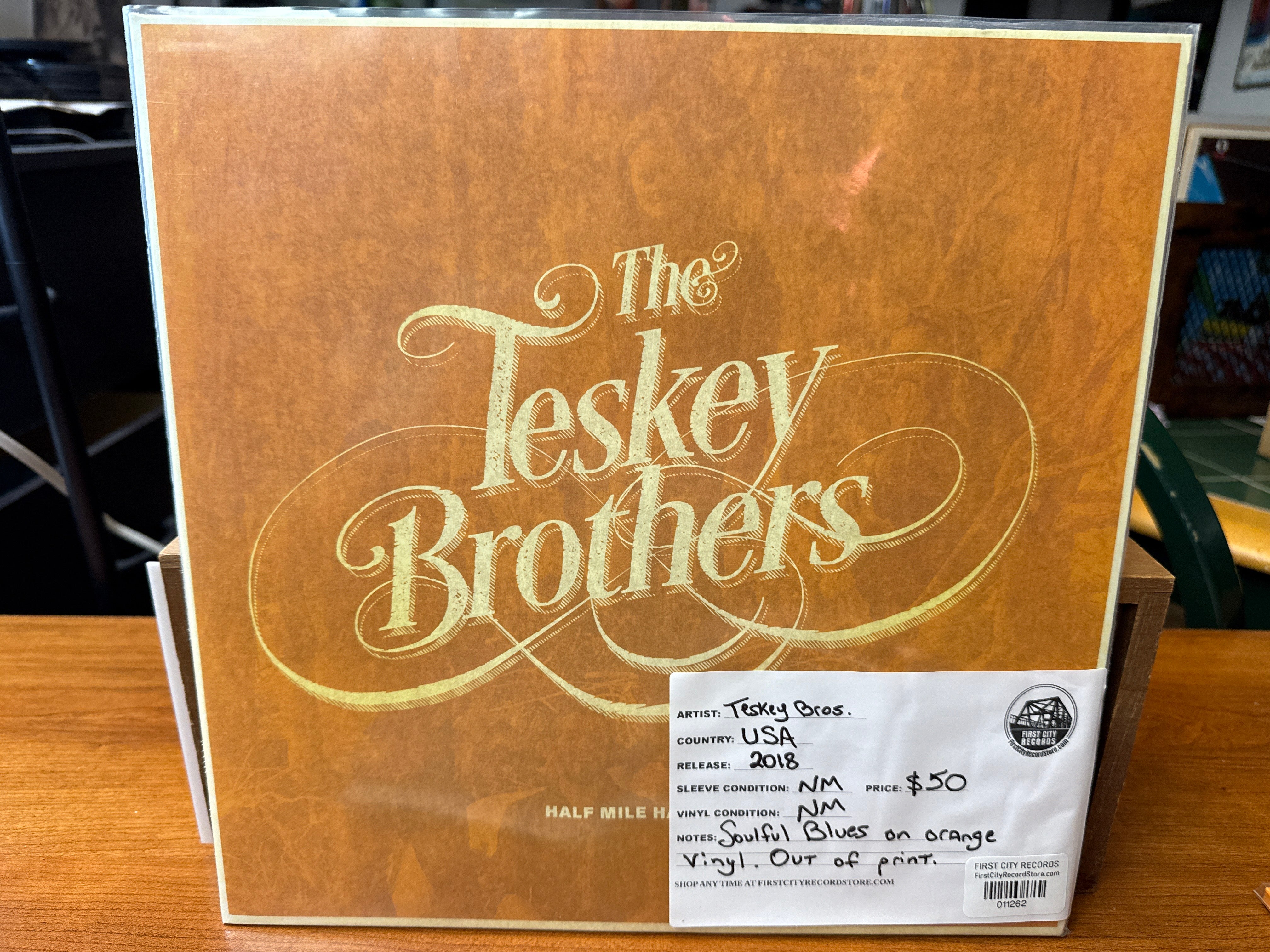 Teskey Brothers - Half Mile Harvest (2018, Orange Vinyl, USED)