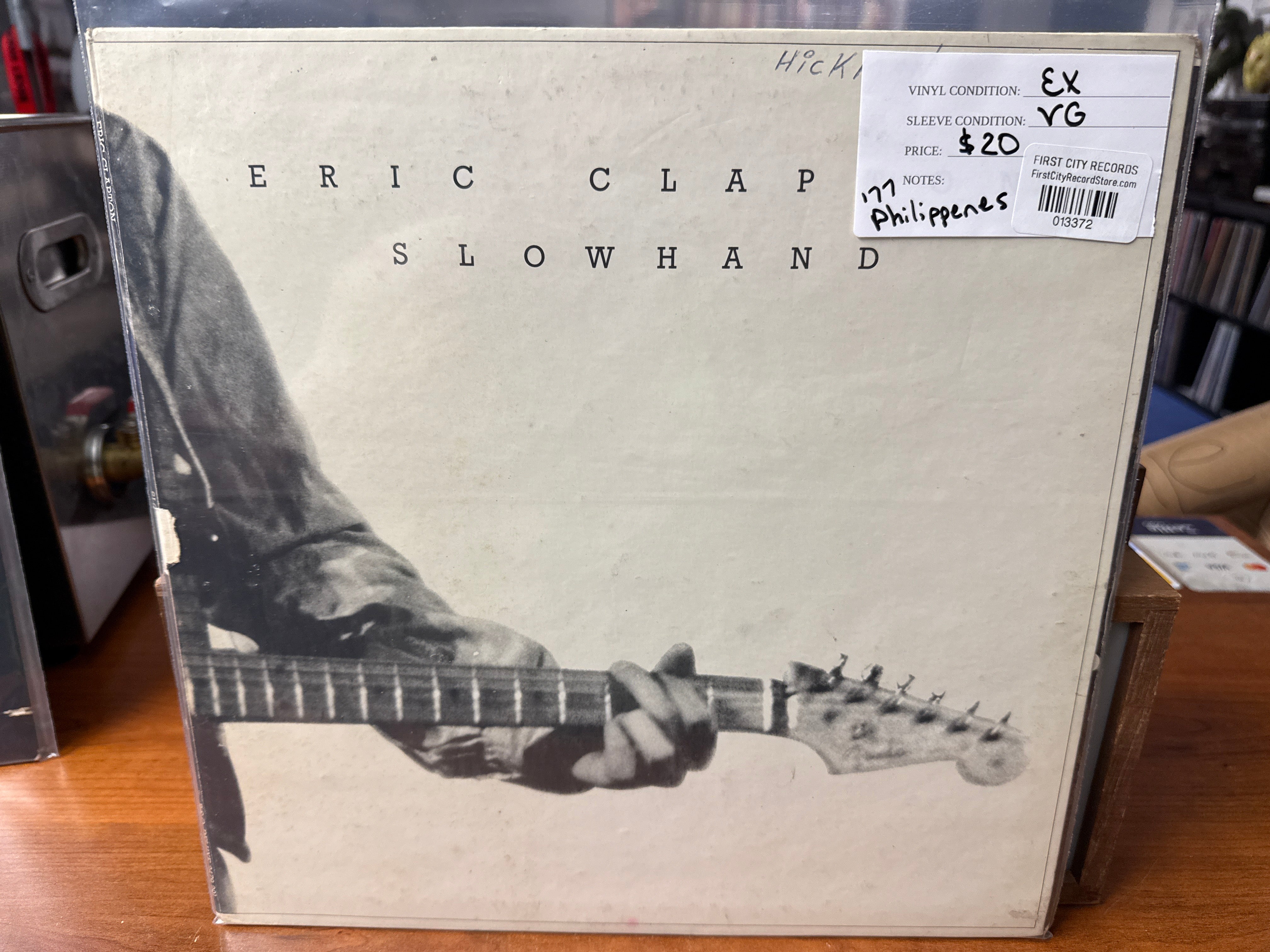 Eric Clapton - Slowhand (1977 Philippines Pressing, USED)