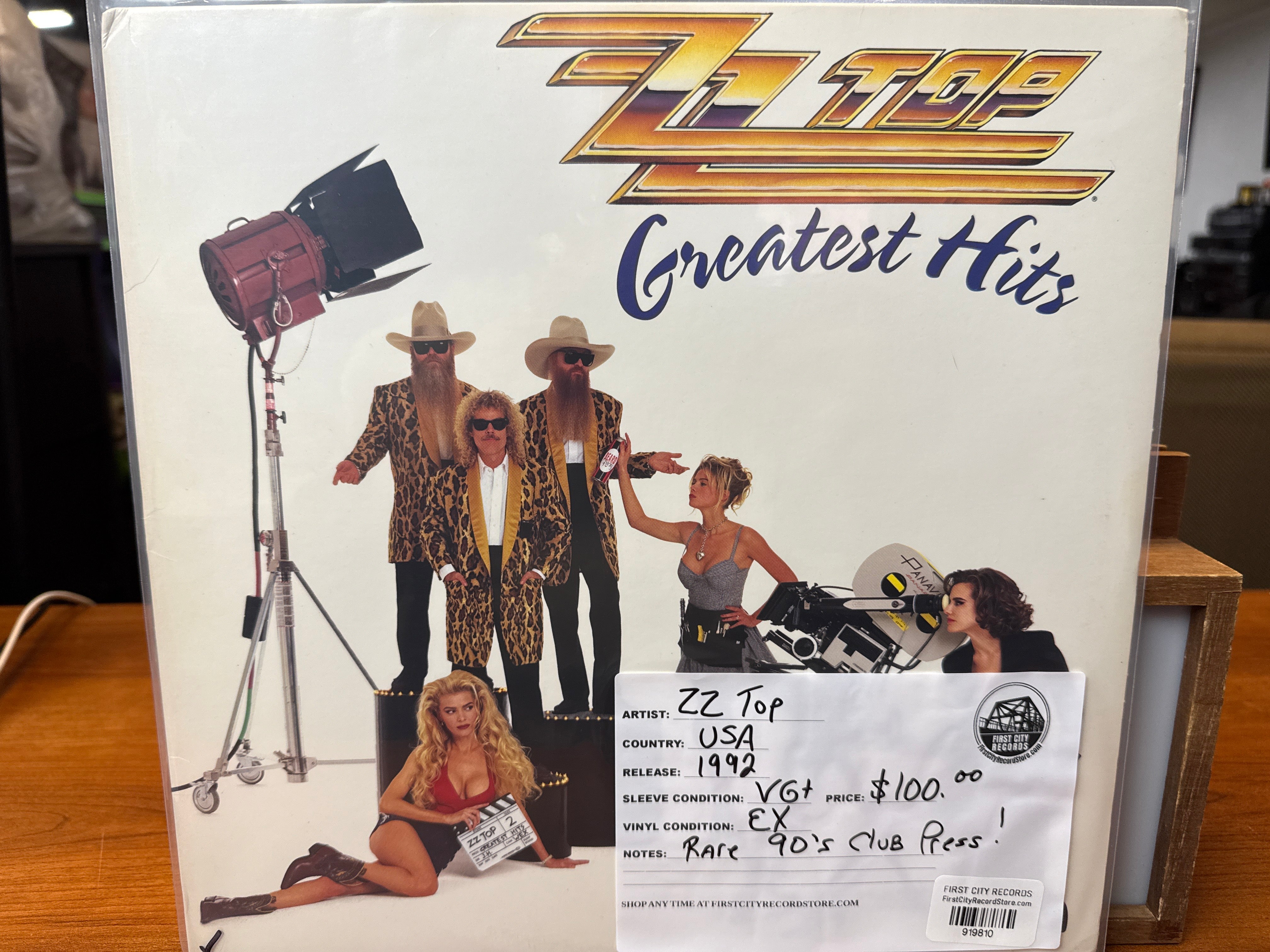 ZZ Top - Greatest Hits (1992, Club Press, USED)