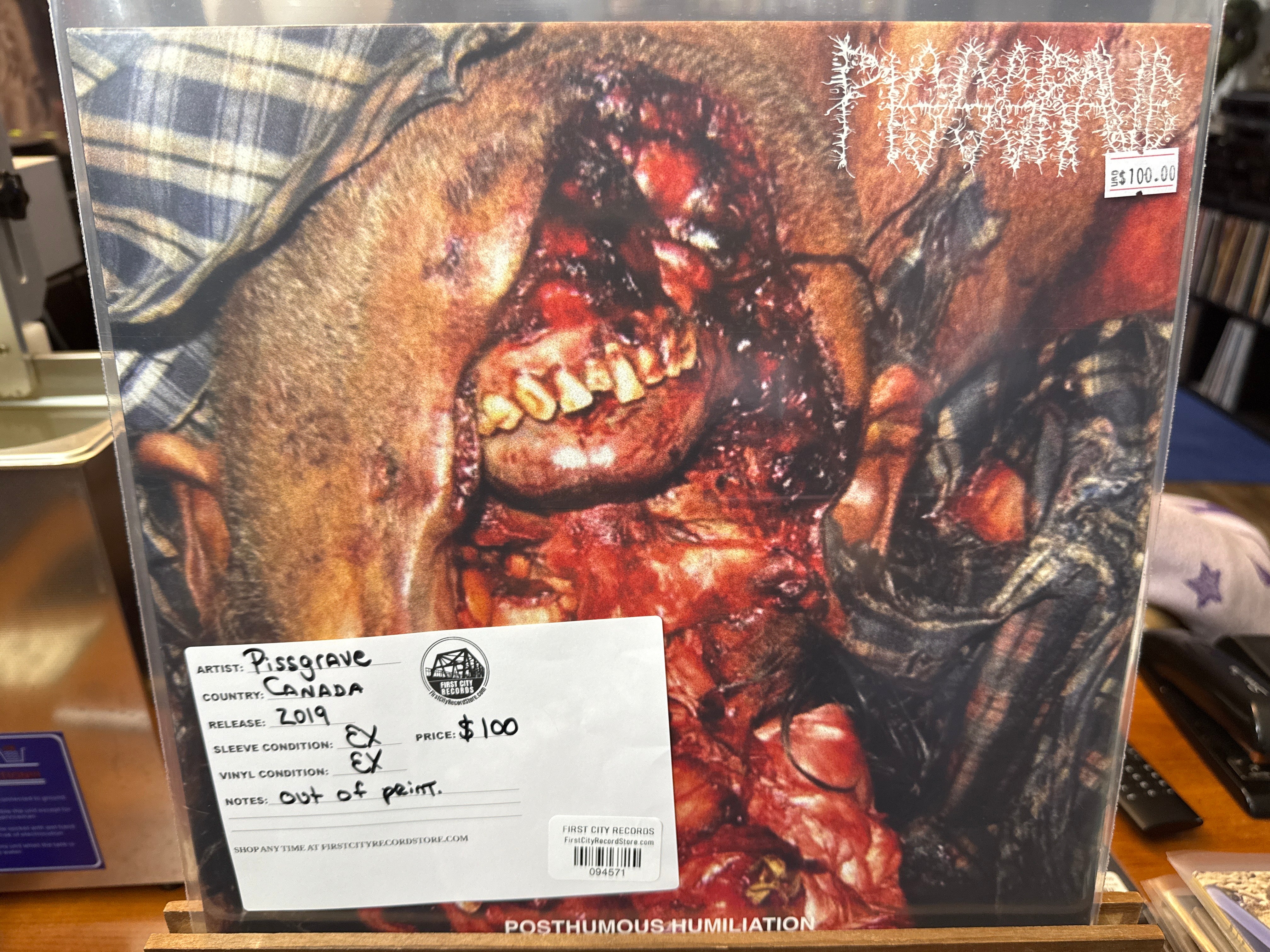 Pissgrave - Posthumous Humiliation (2019 Canadian, USED)
