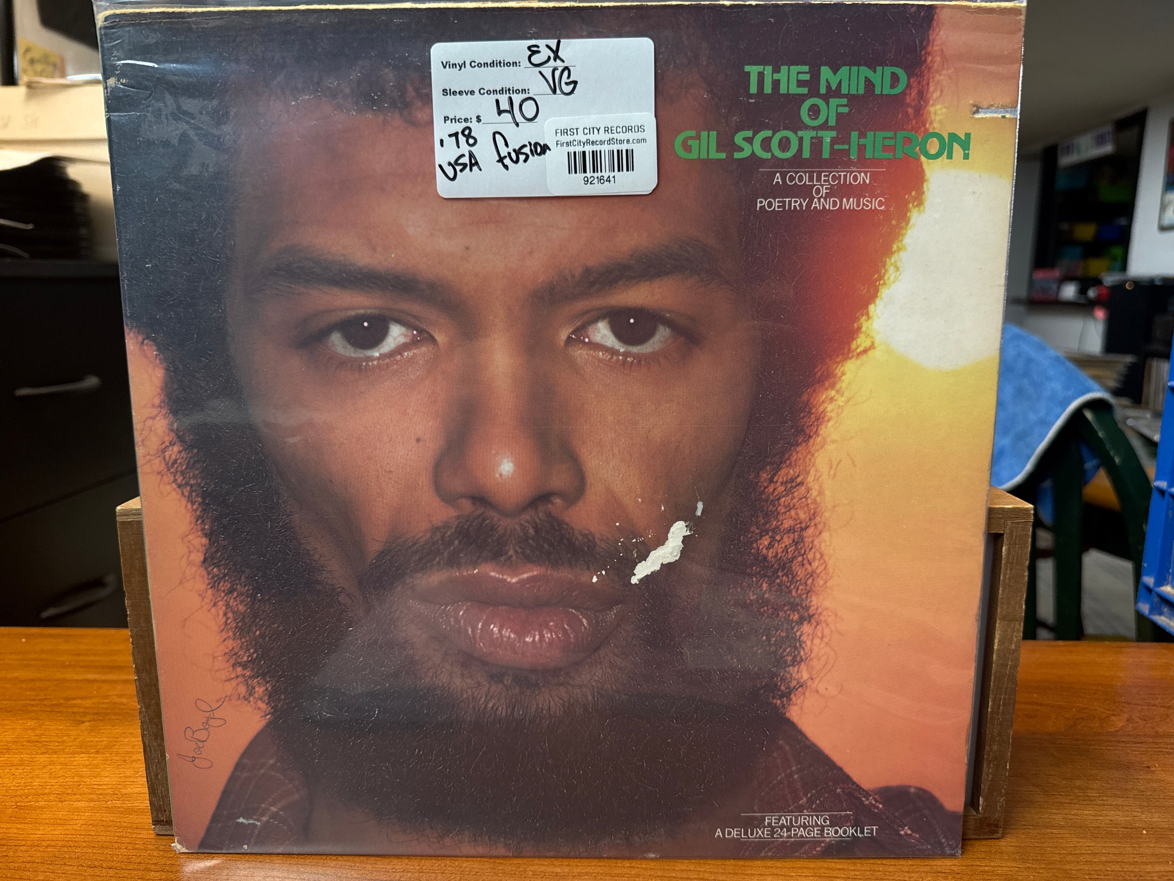 Gil Scott Heron - The Mind of Gil Scott Heron: A Collection of Poetry & Music (1978, USED)