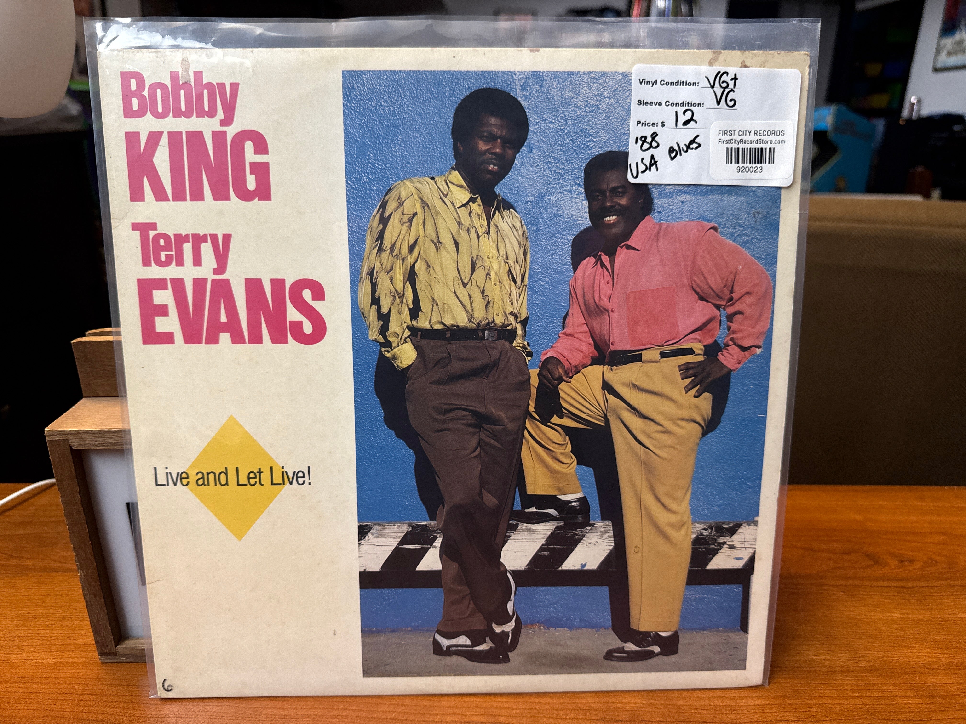 Bobby King & Terry Evans - Live and Let Live! (1988, USED)