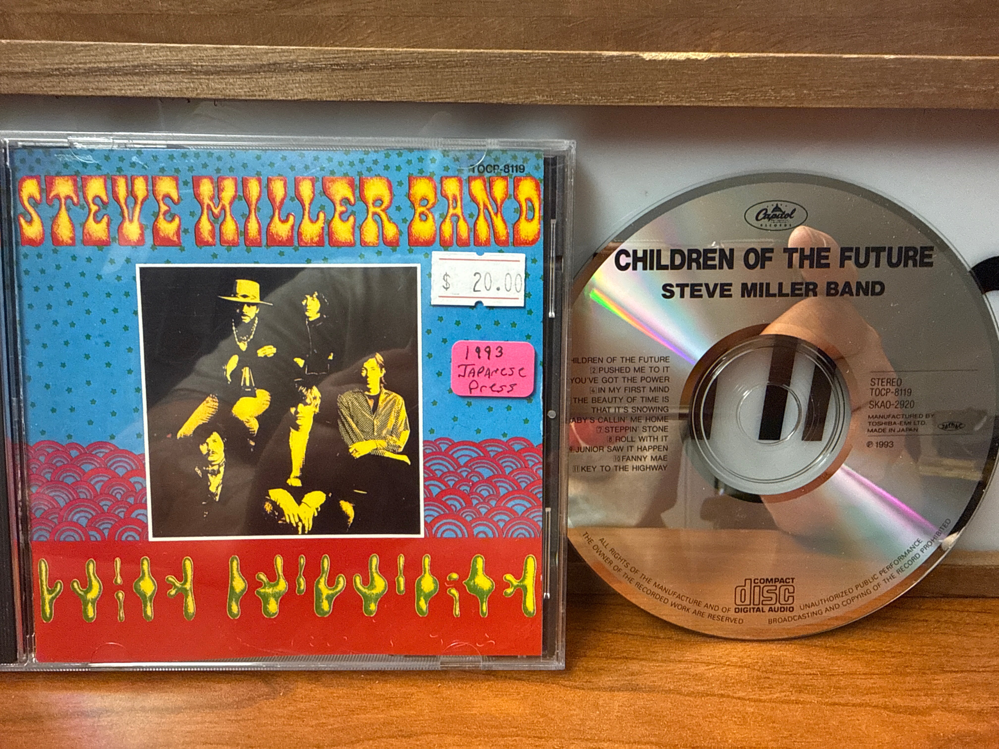 Steve Miller Band - Children of the Future (1993 Japanese Pressing, CD)