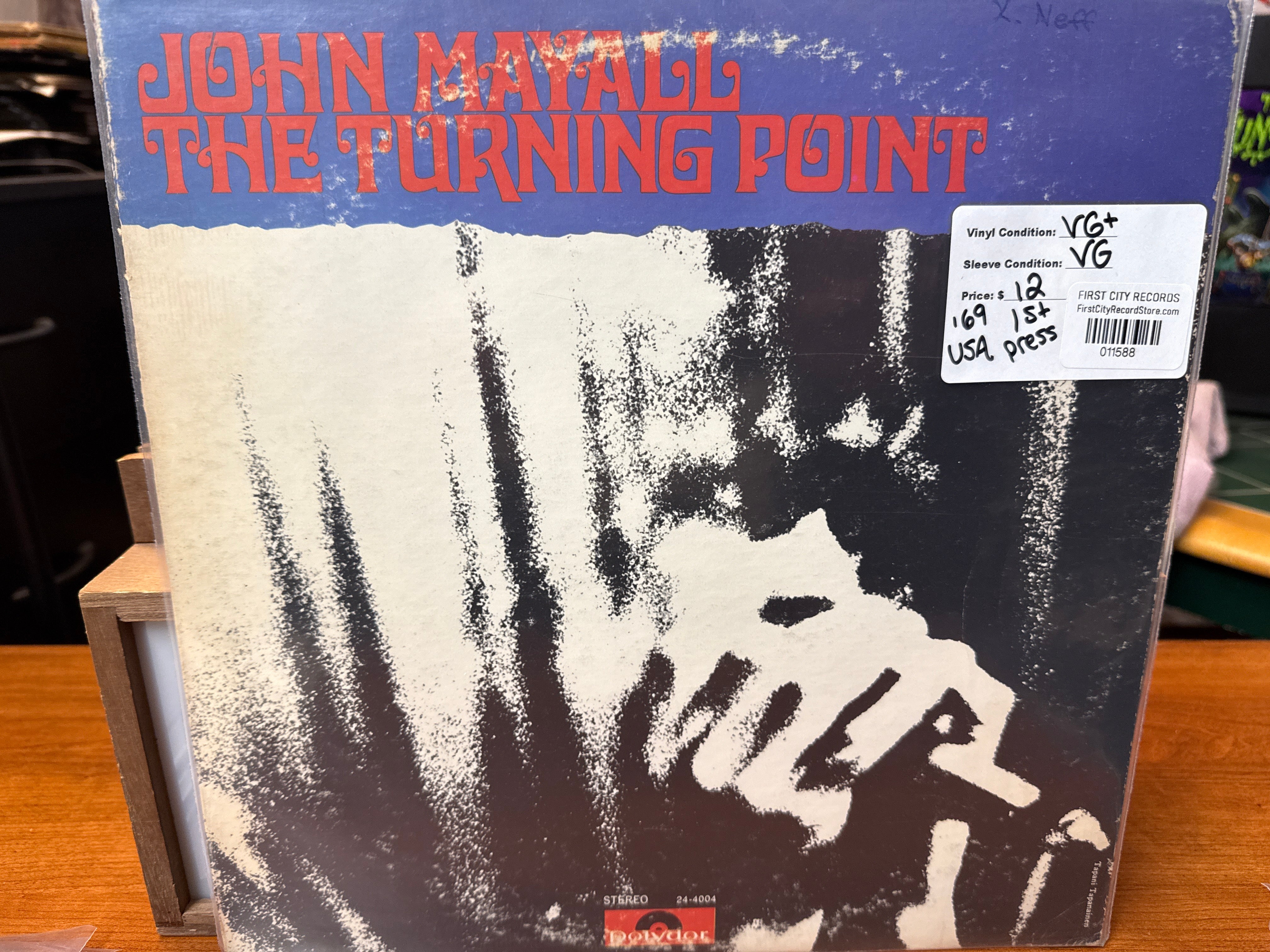 John Mayall - The Turning Point (1969, 1st Pressing, USED)