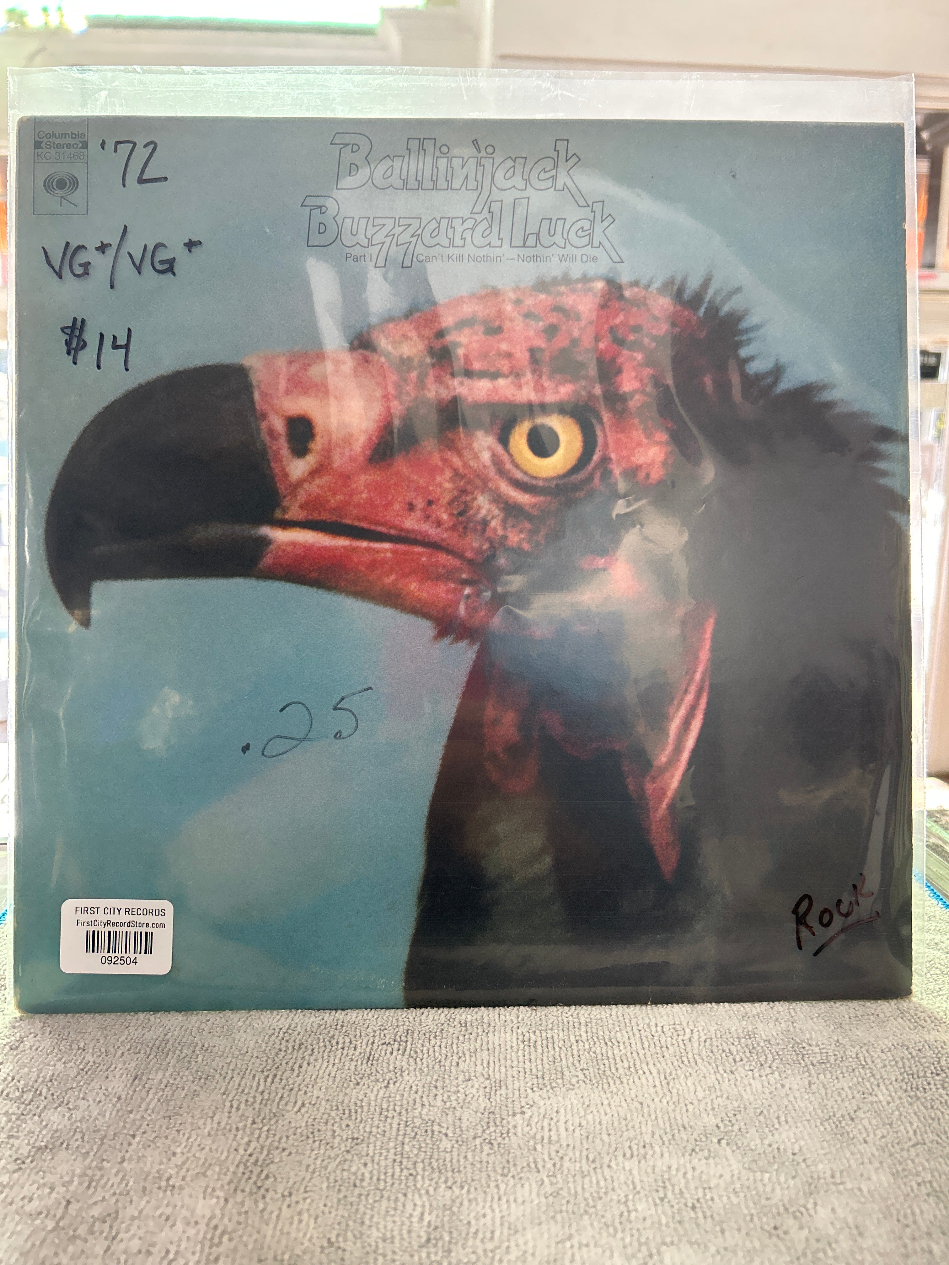 Ballinjack - Buzzard Luck (1972, USED)