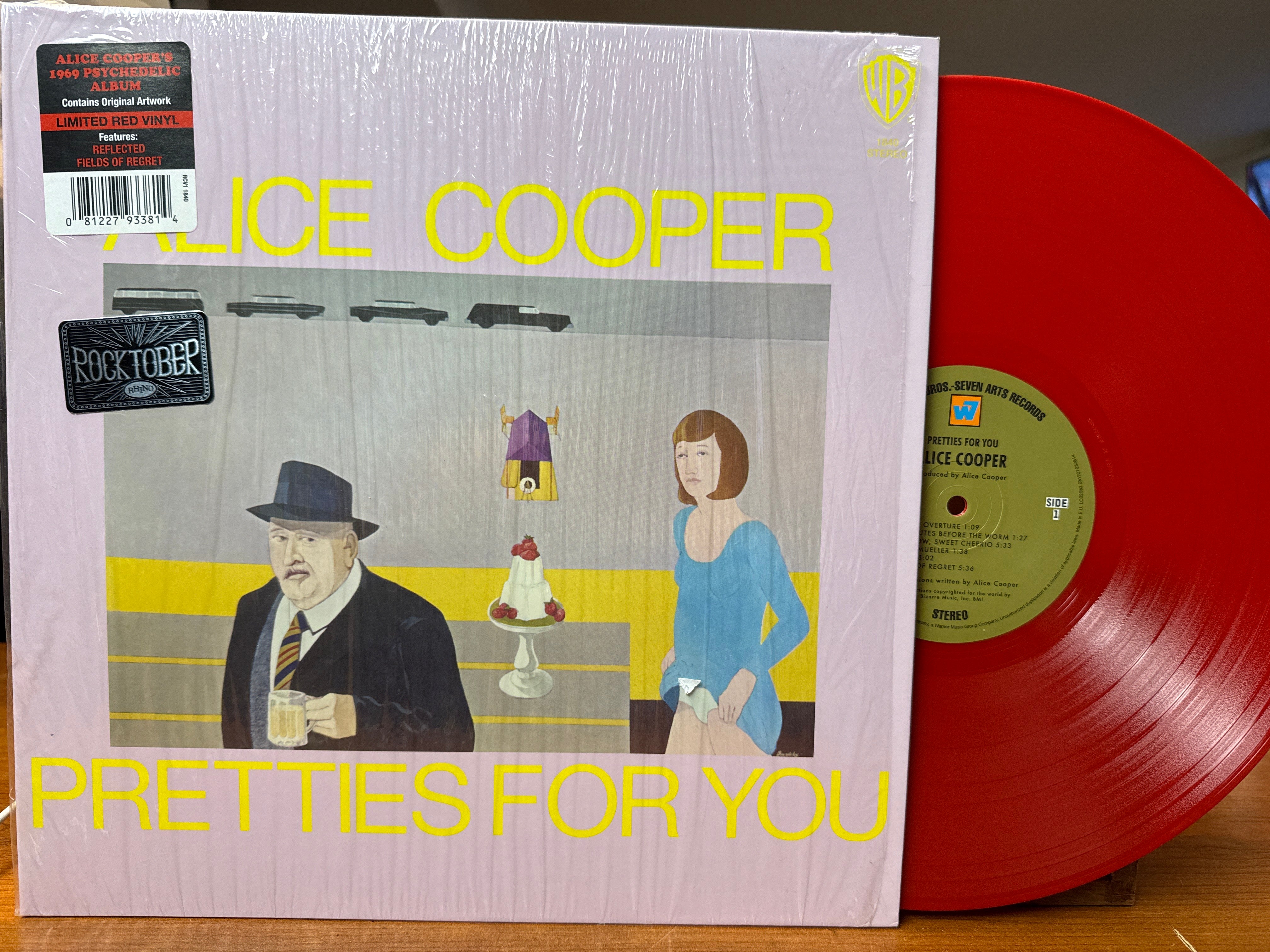 Alice Cooper - Pretties For You (2017, Red Vinyl, USED)