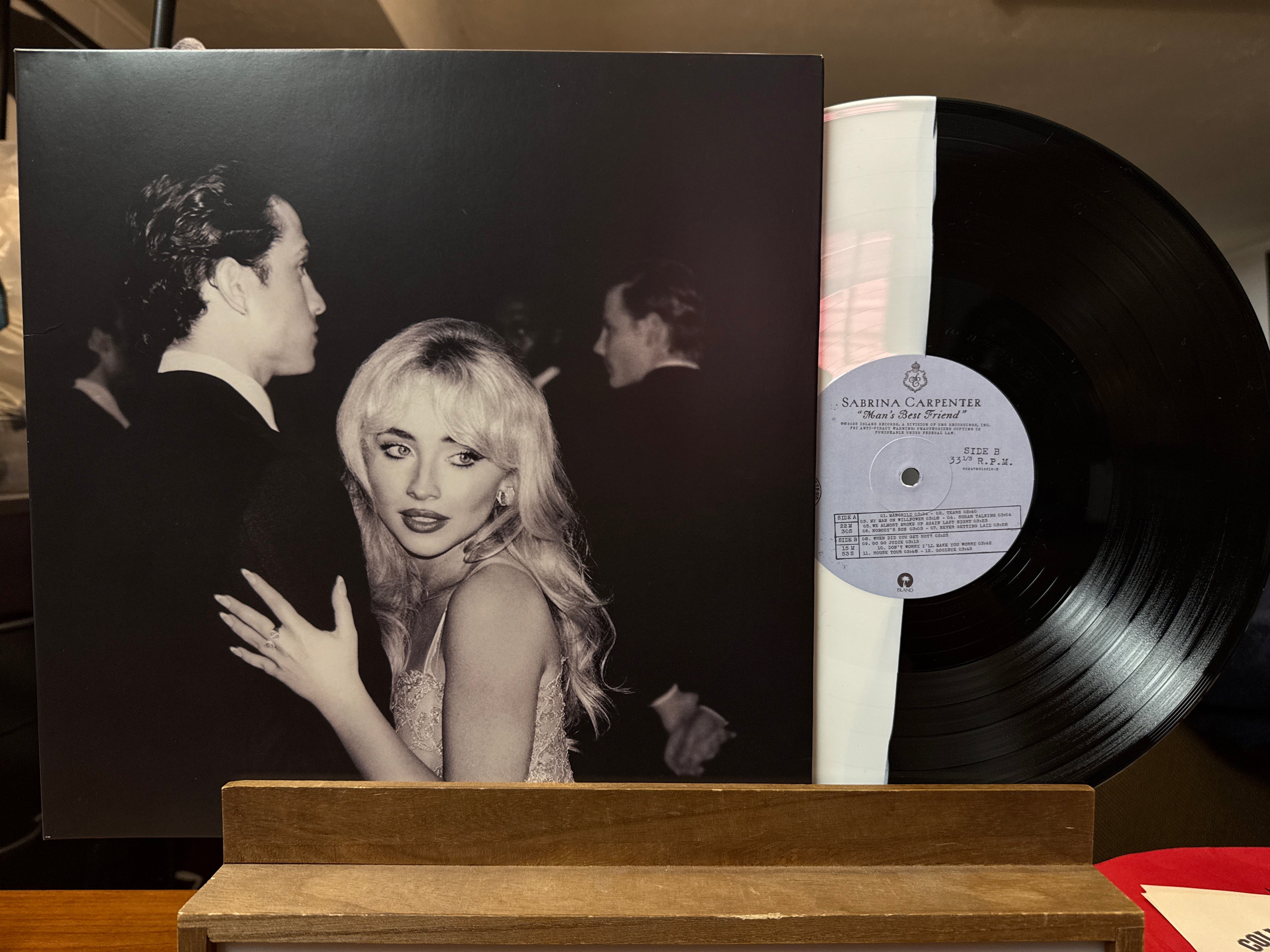 Sabrina Carpenter - Man's Best Friend (Alt. Cover #3, Split Black/White, USED)