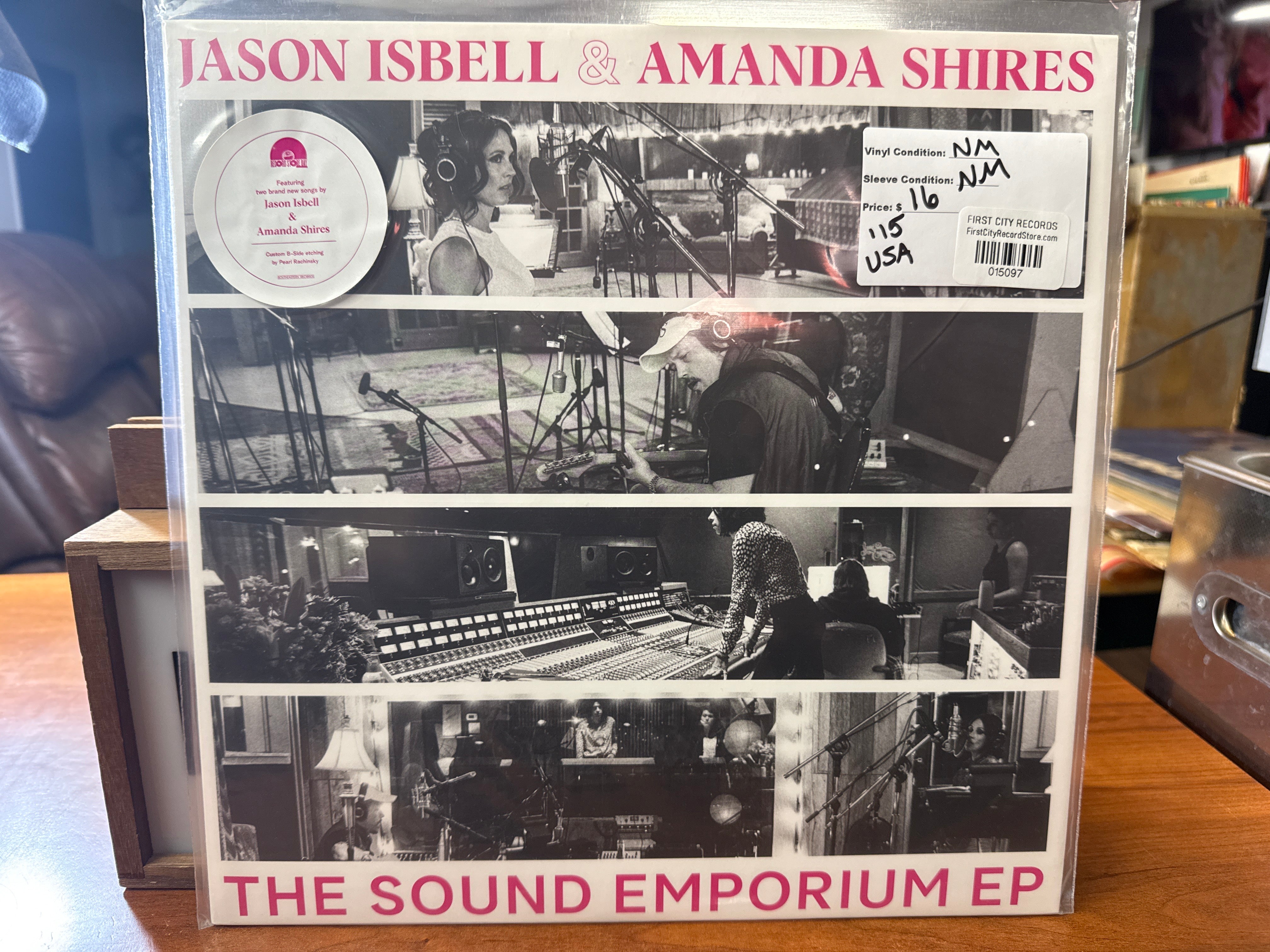 Jason Isbell & Amanda Shires - The Sound Emporium EP (2015, USED)