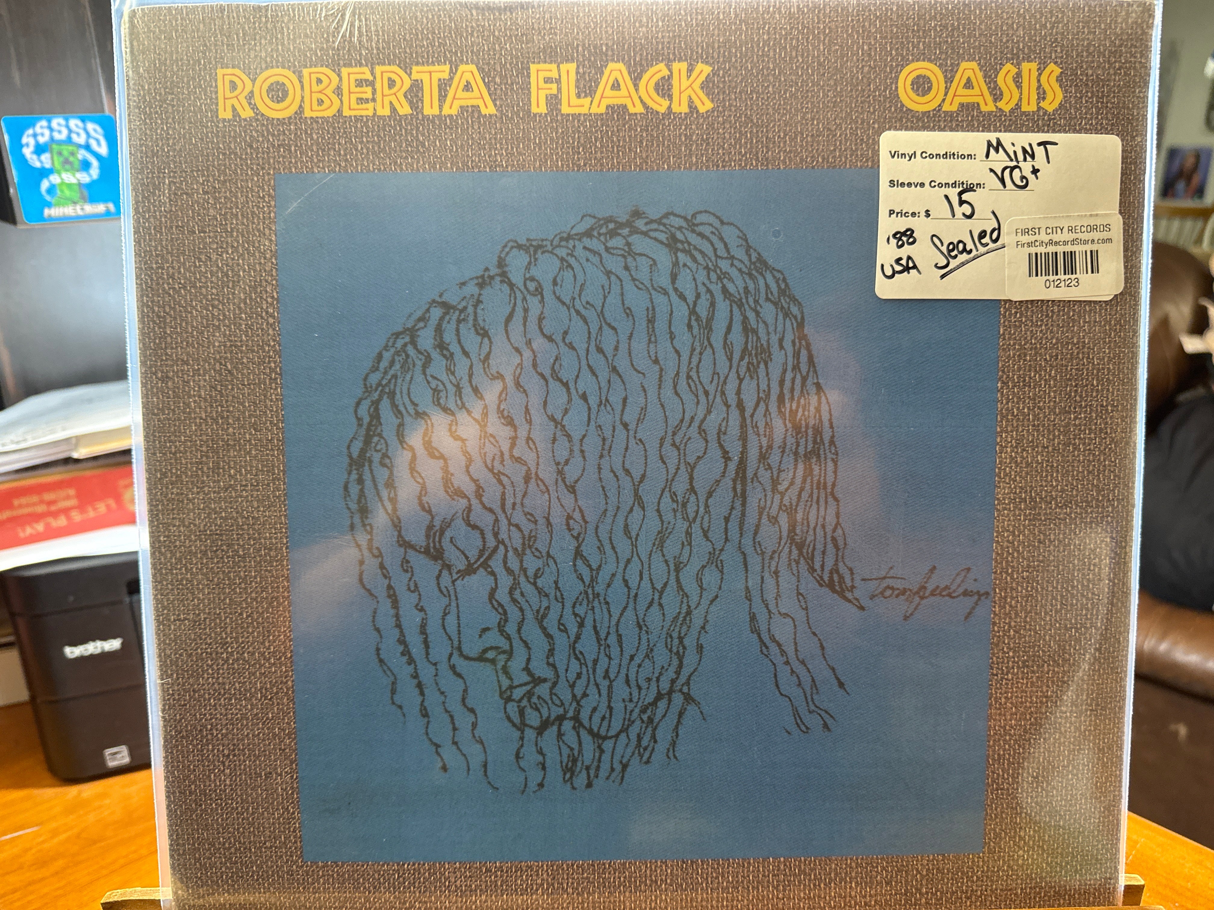 Roberta Flack ‎– Oasis (1988, Sealed, USED)