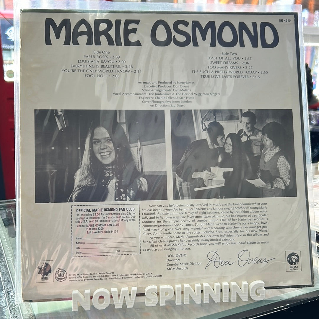 Marie Osmond - Paper Roses