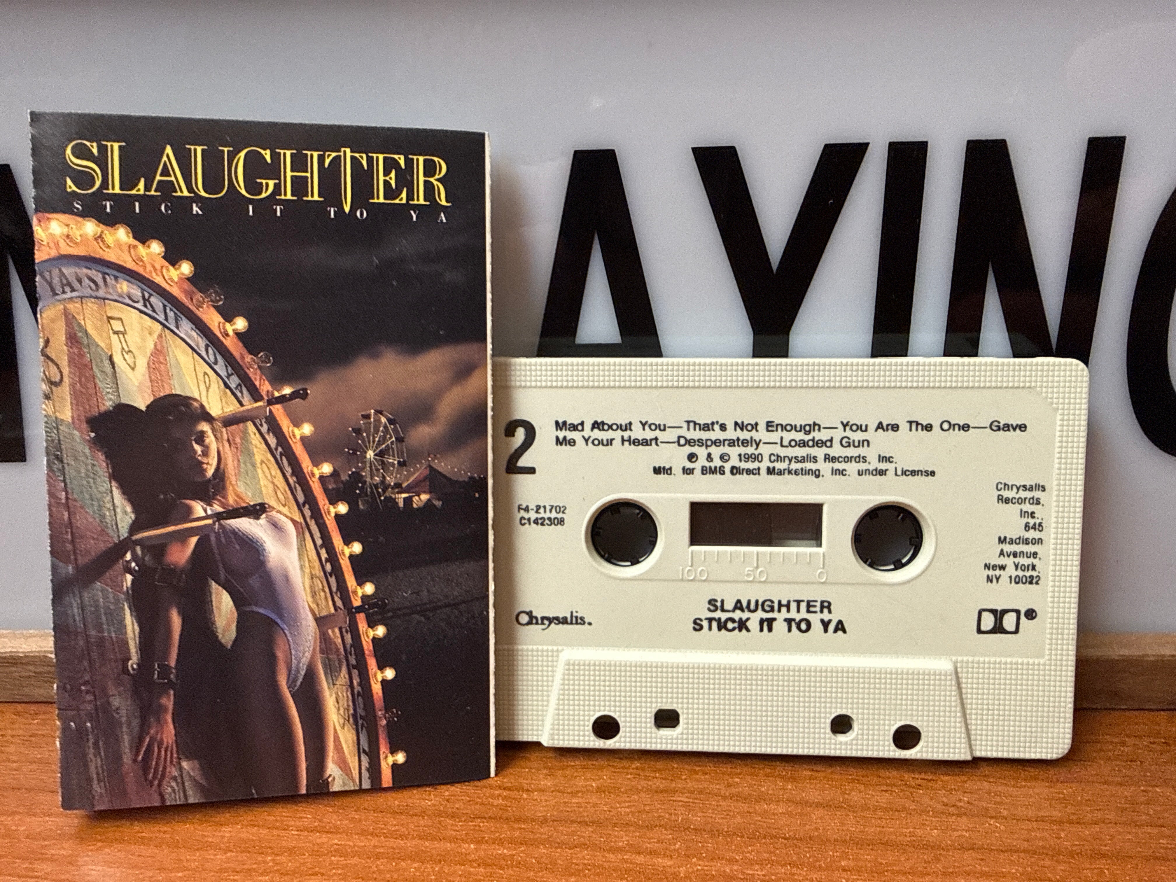 Slaughter - Stick It To Ya (CASSETTE)