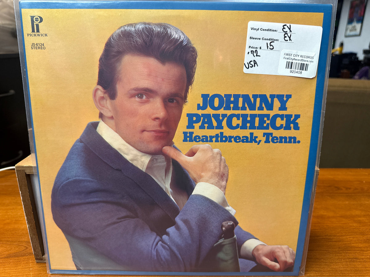 Johnny Paycheck - Heartbreak, Tenn. (1972, USED)