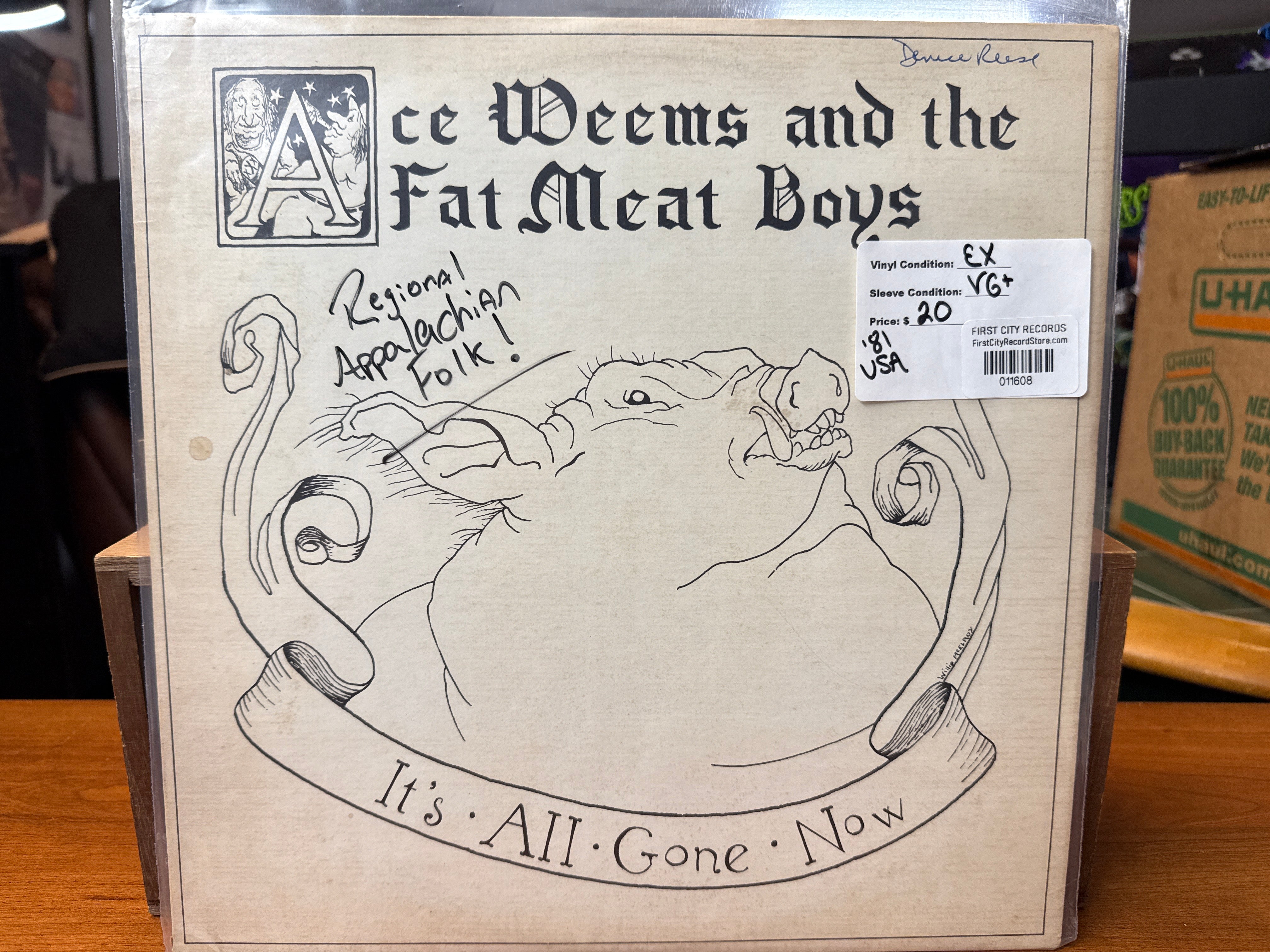 Ace Weems and the Fat Meat Boys - It's All Gone Now (1981, USED)