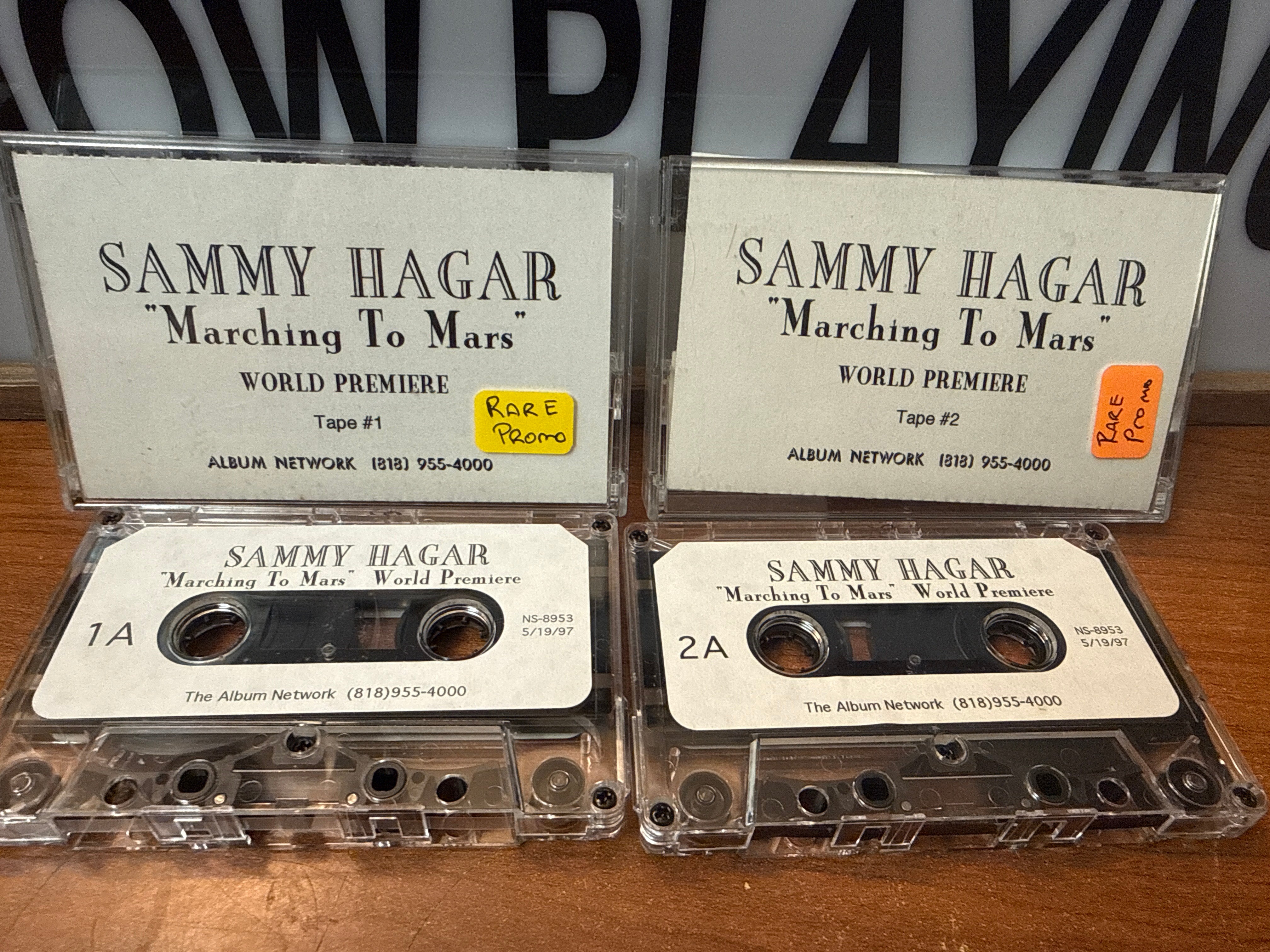 Sammy Hagar - Marching To Mars (Promo, 2 Tapes, CASSETTE