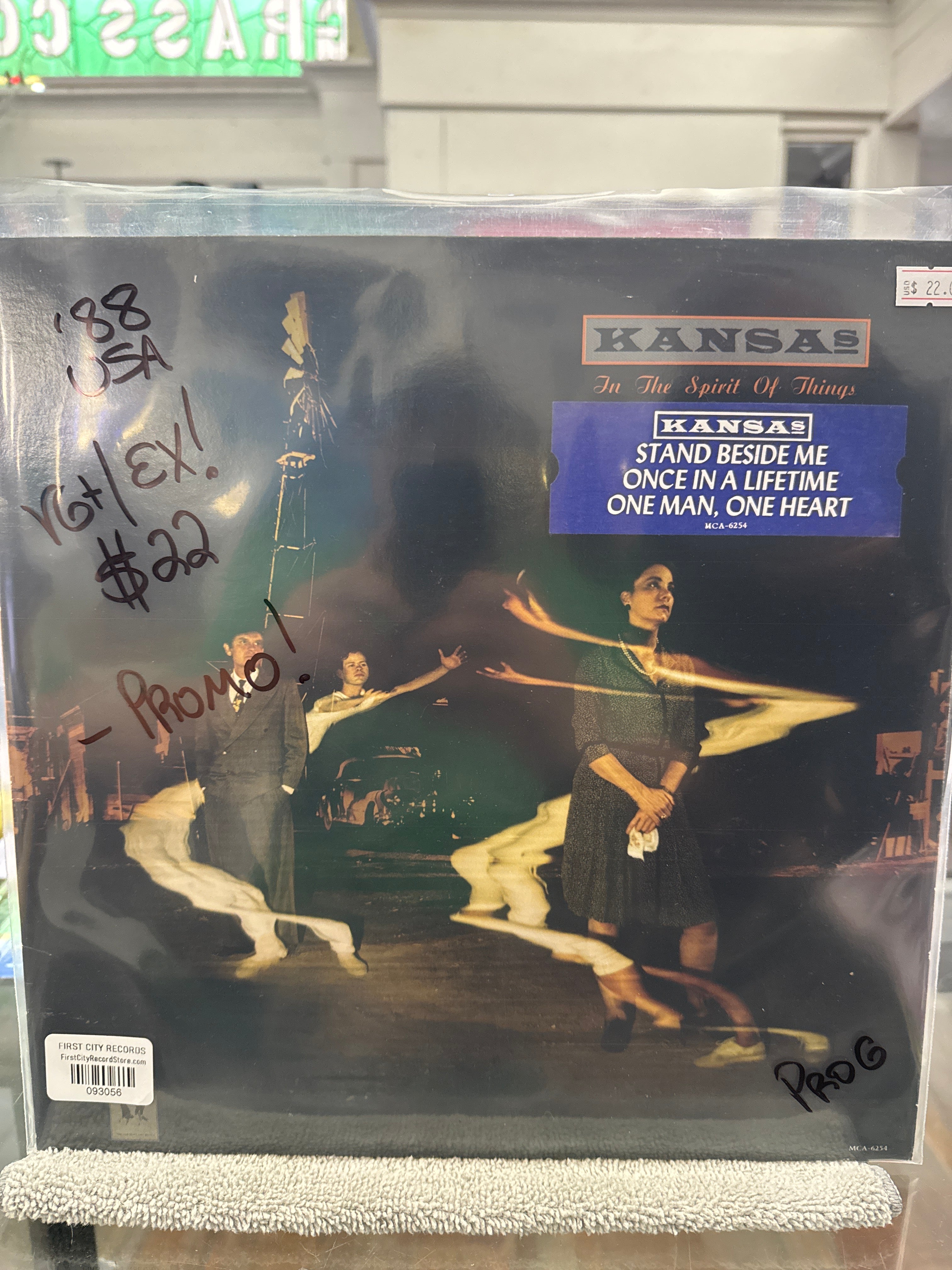 Kansas - In The Spirit of Things (1988, Promo)