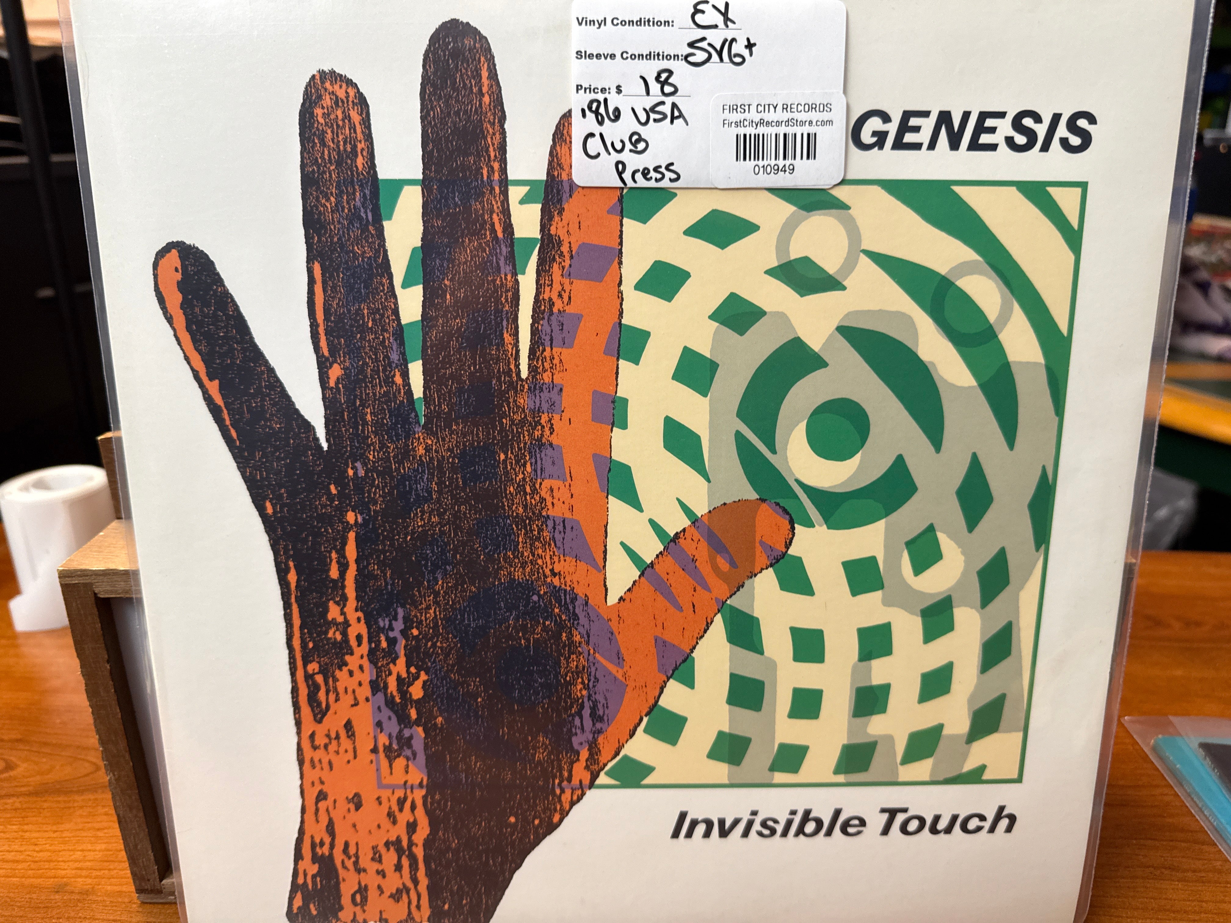 Genesis - Invisible Touch (1986, Club Press, USED)