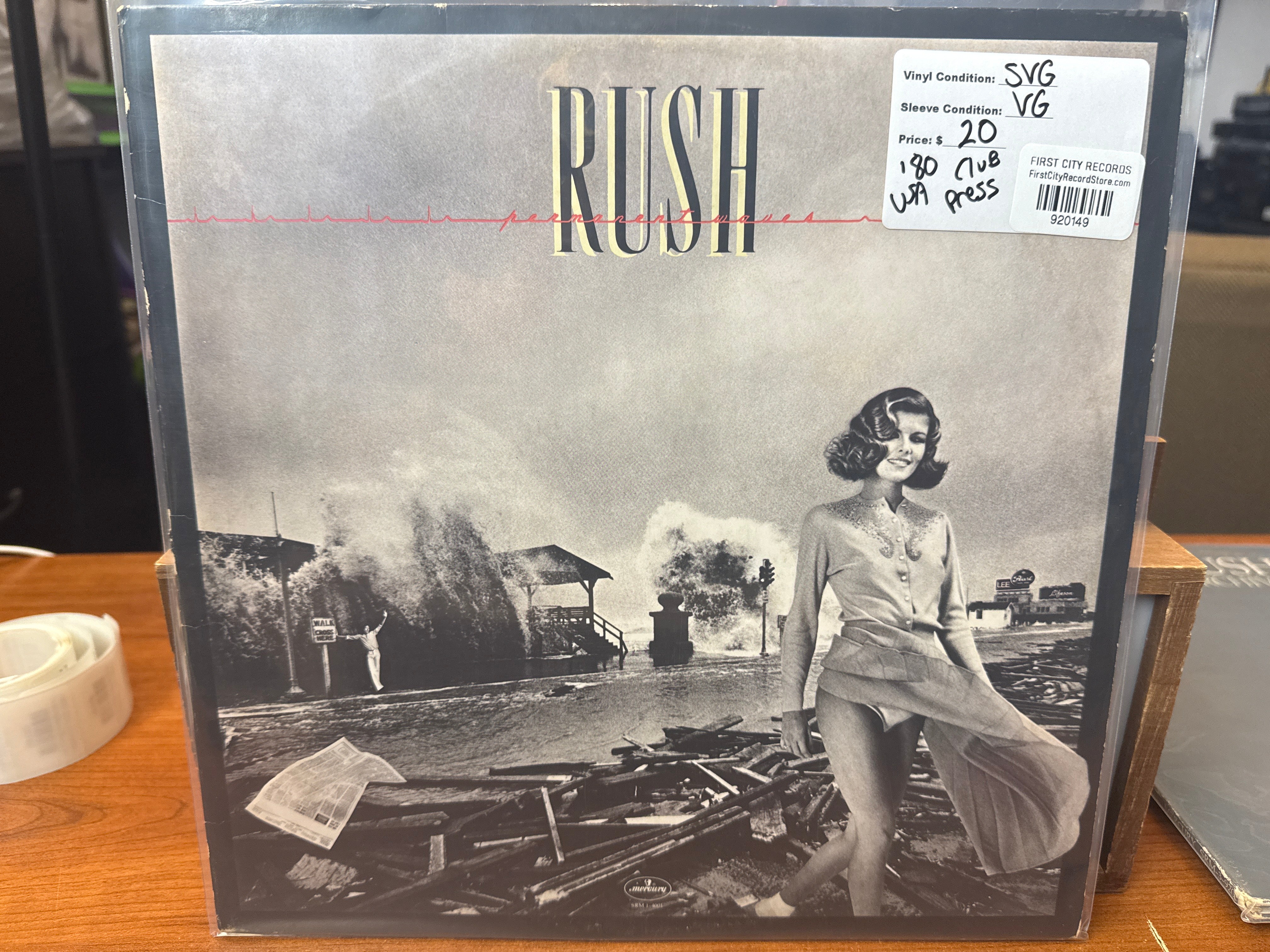 Rush - Permanent Waves (1980, Club Press, USED)