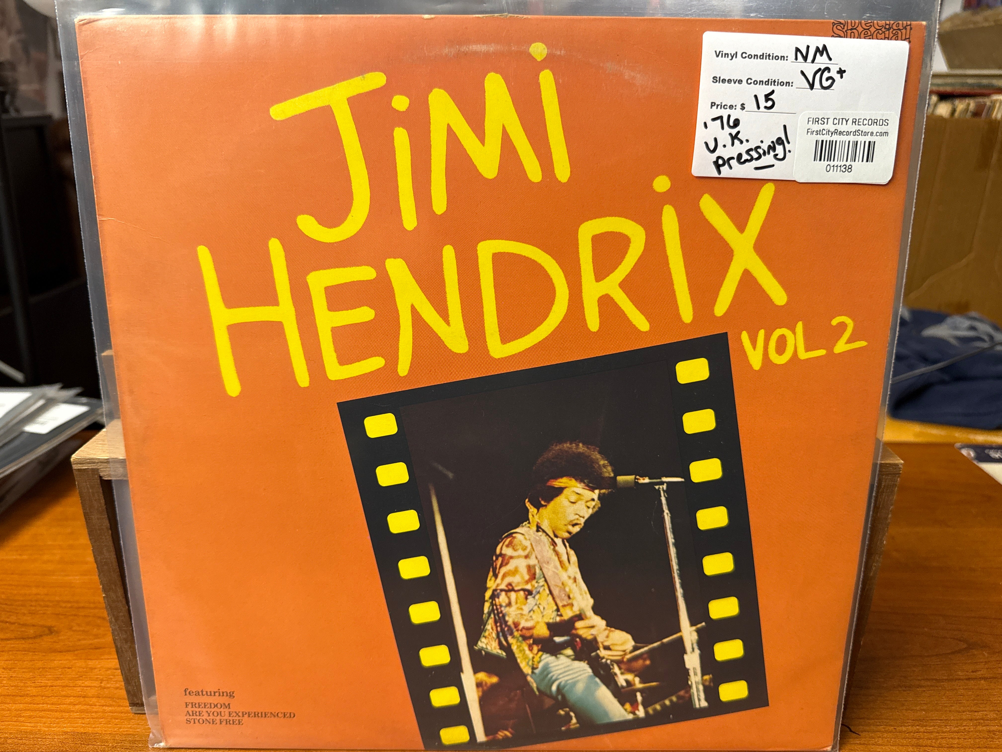Jimi Hendrix Vol. 2 (1976 UK Pressing, USED)