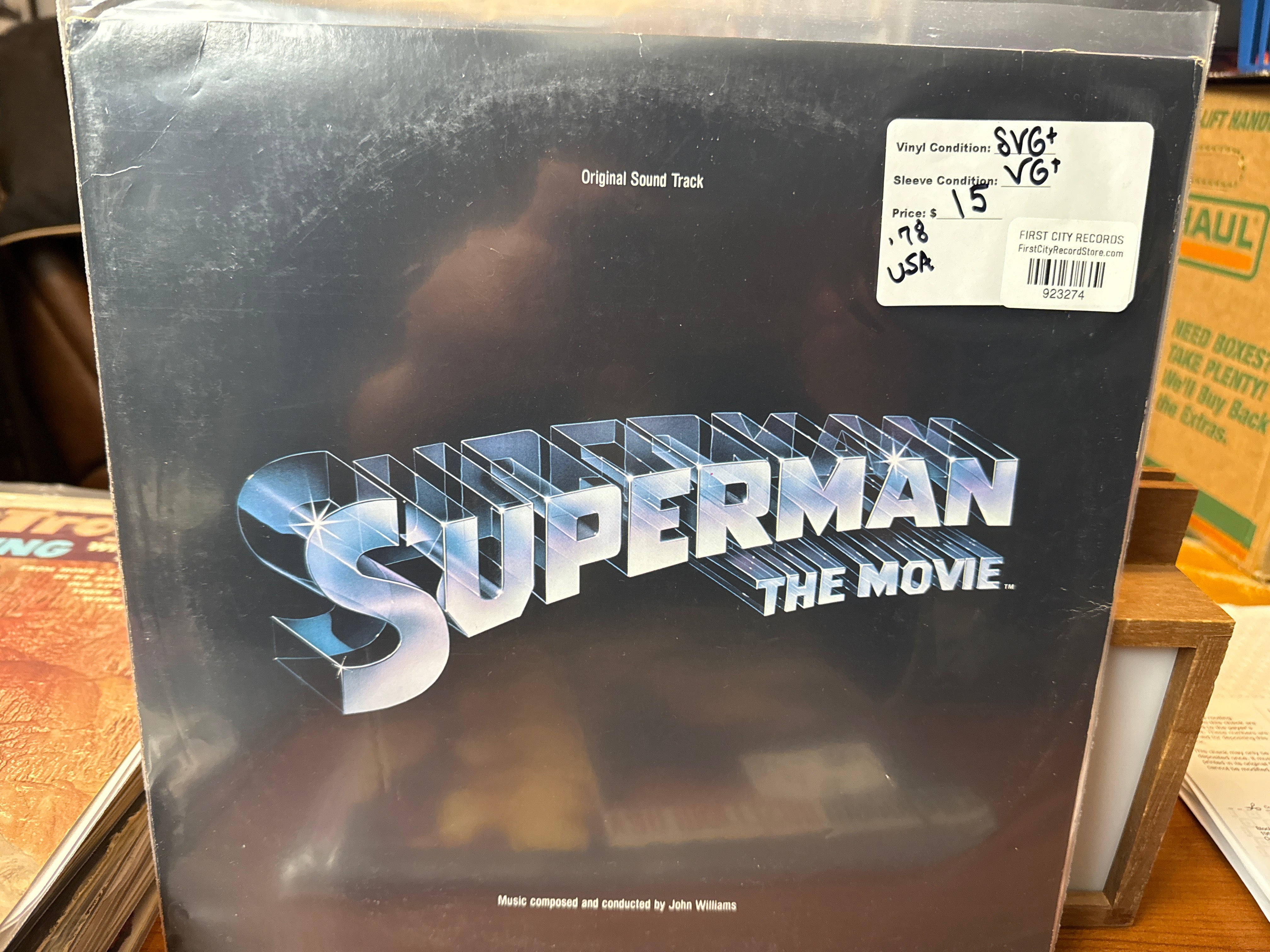 Superman: The Movie Soundtrack (1978, USED)