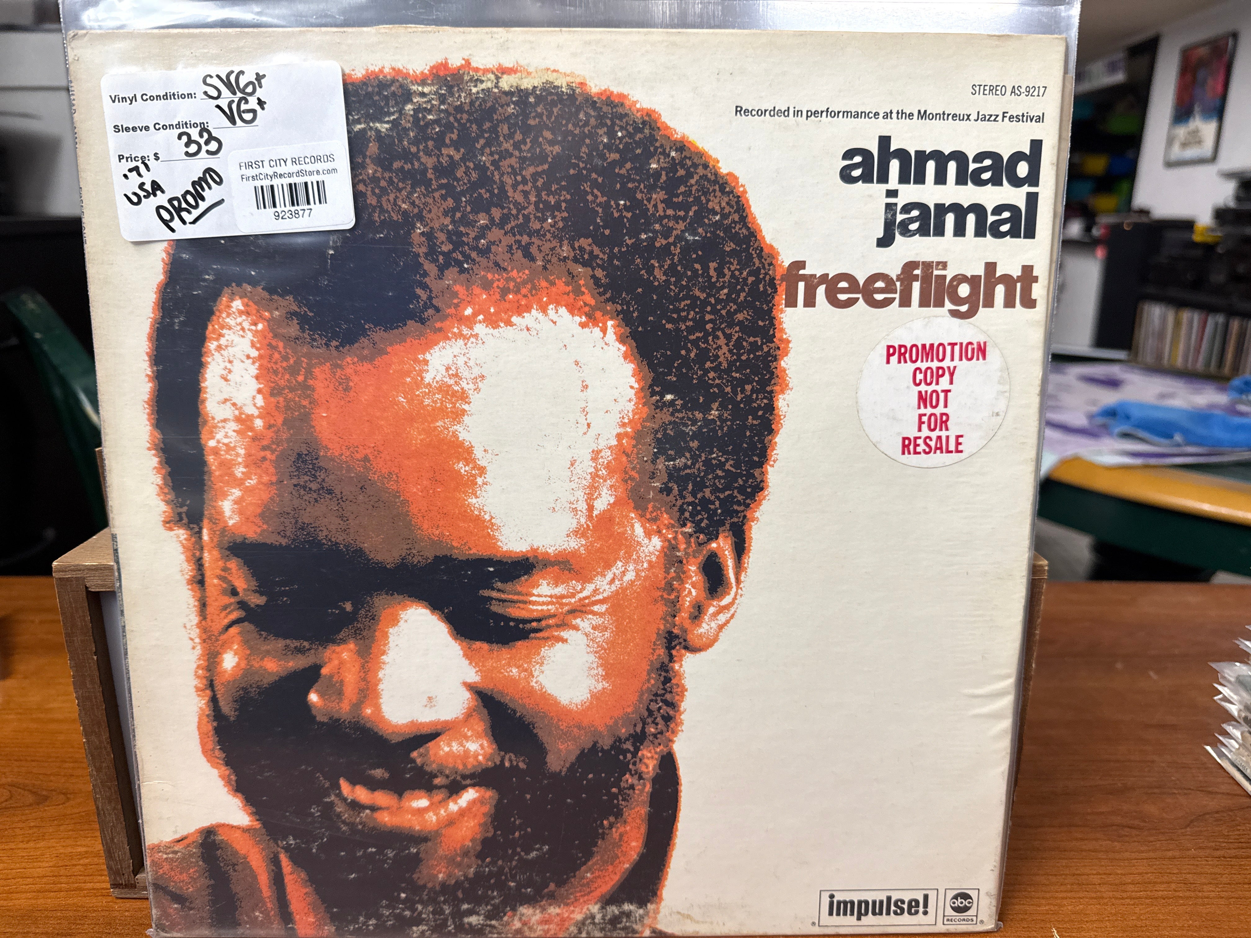 Ahmad Jamal - Freeflight (1971, White Label Promo, USED)