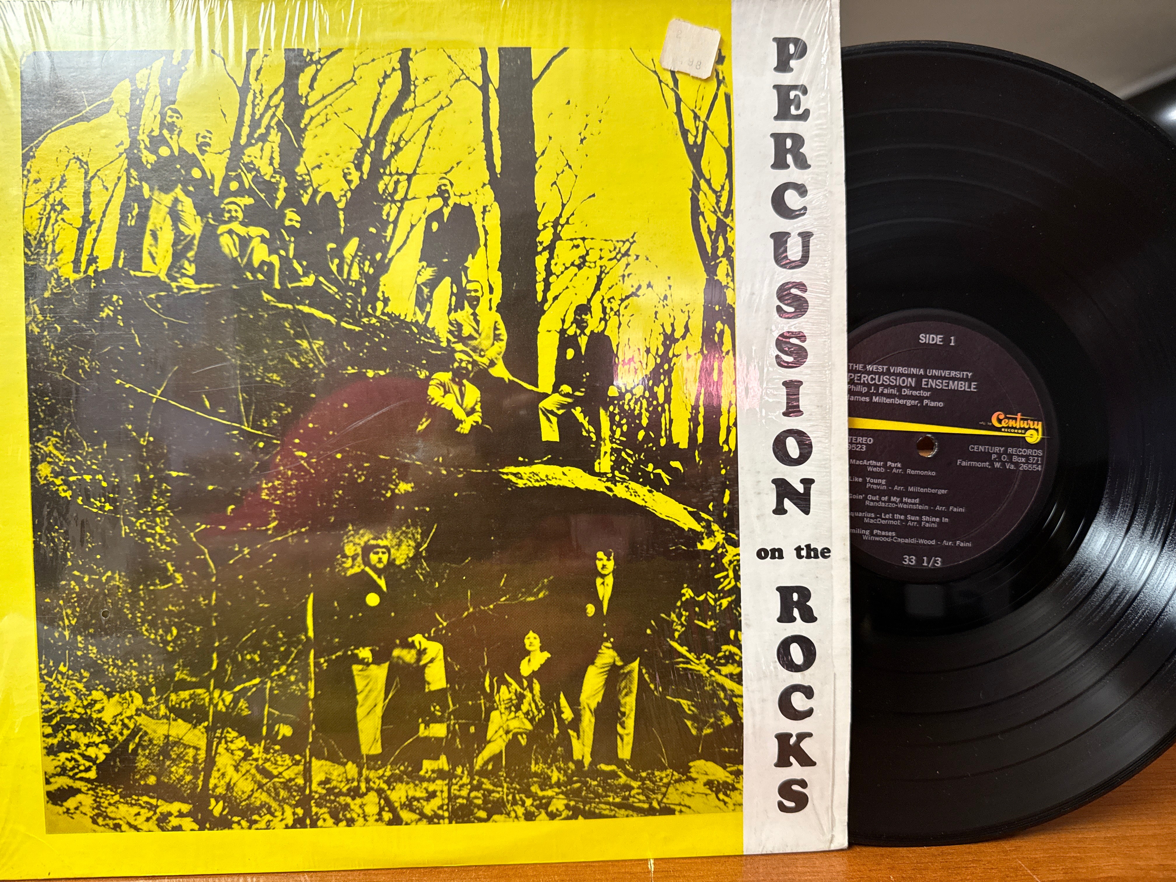 WVU - Percussion on the Rocks (1970, USED)