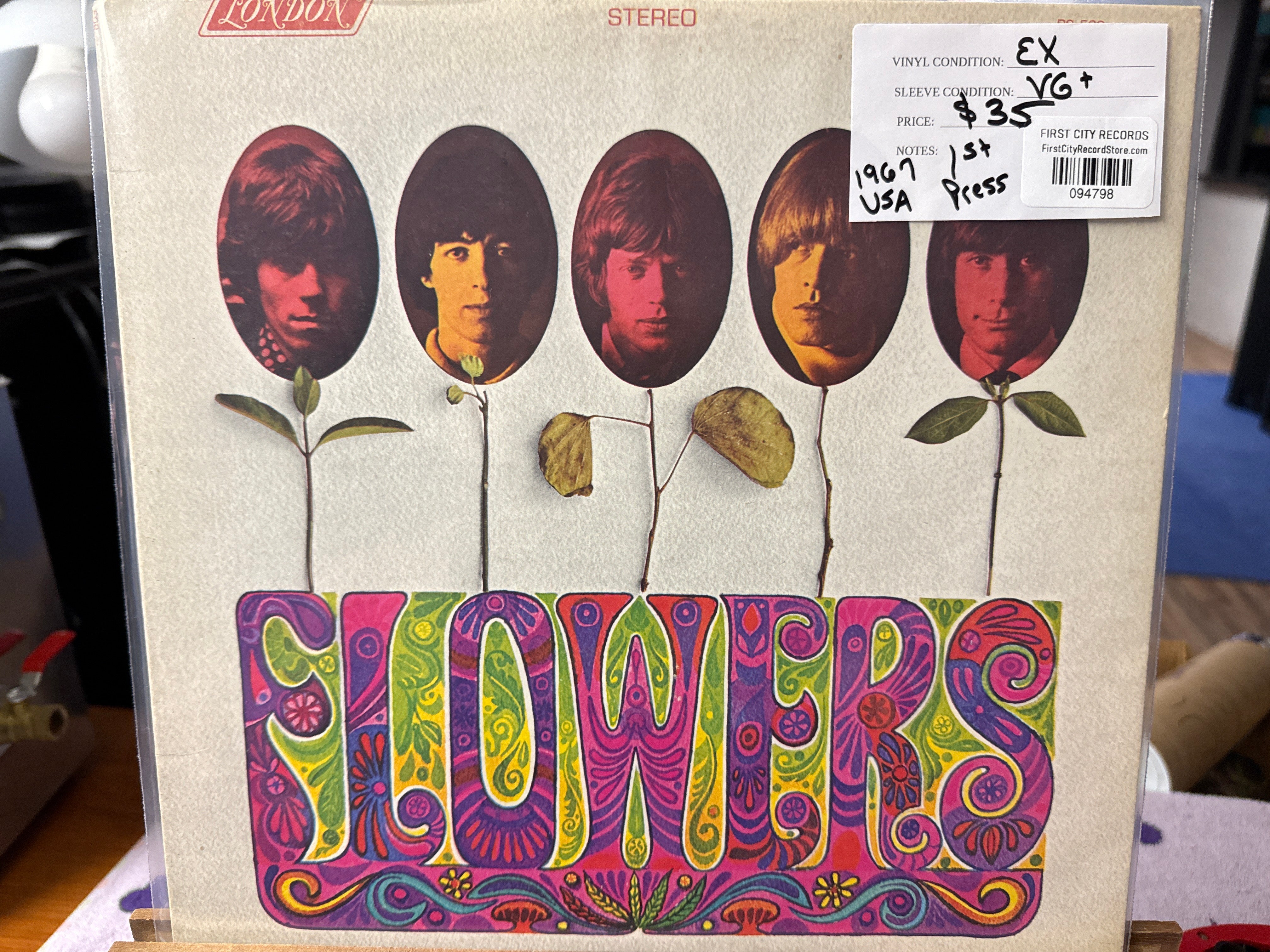 Rolling Stones - Flowers (1967 1st Pressing, USED)