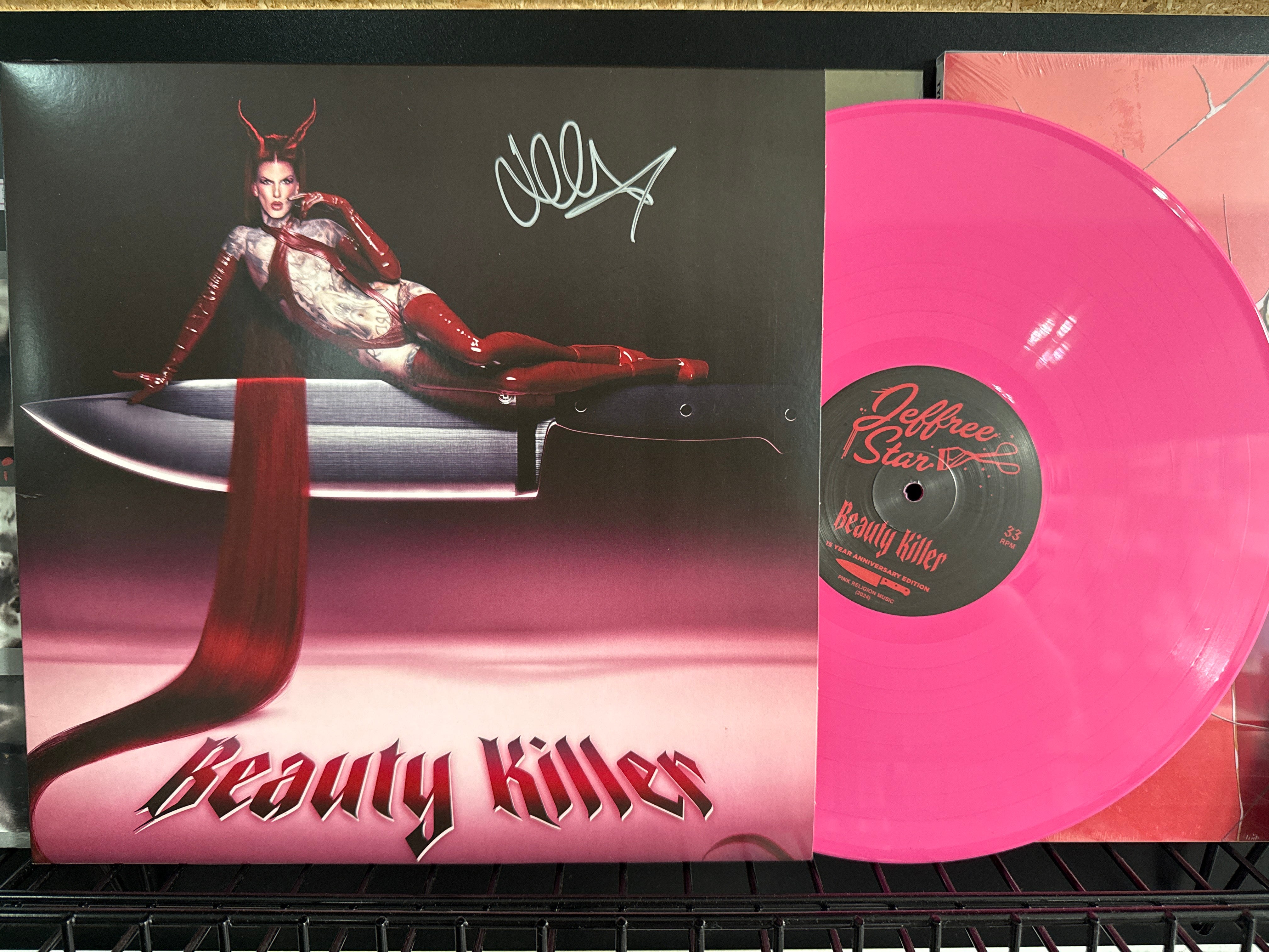 Jeffree Star - Beauty Killer (2024, Hot Pink, Autographed, USED)