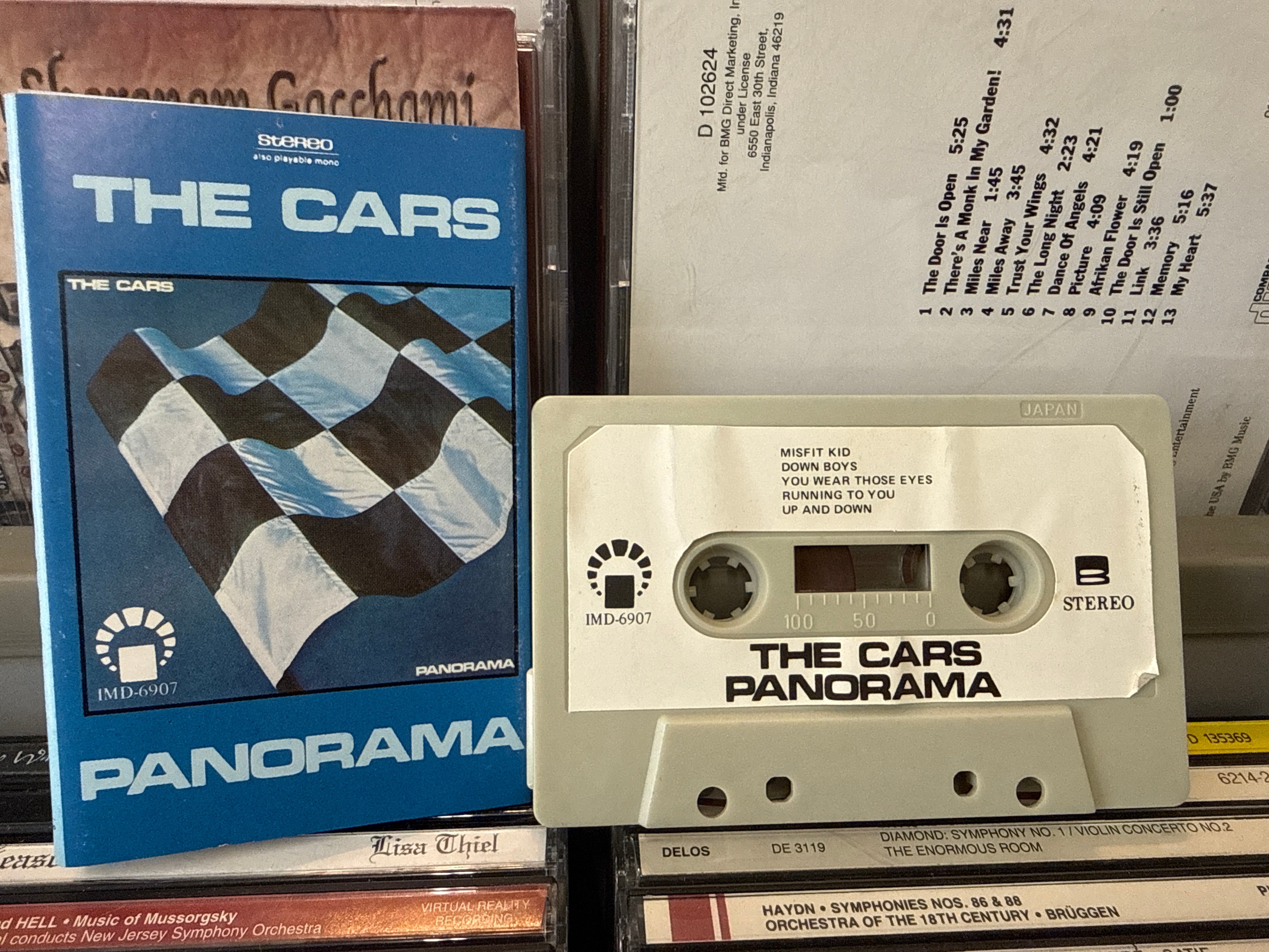 The Cars - Panorama (Saudi Arabian Pressing, Cassette)