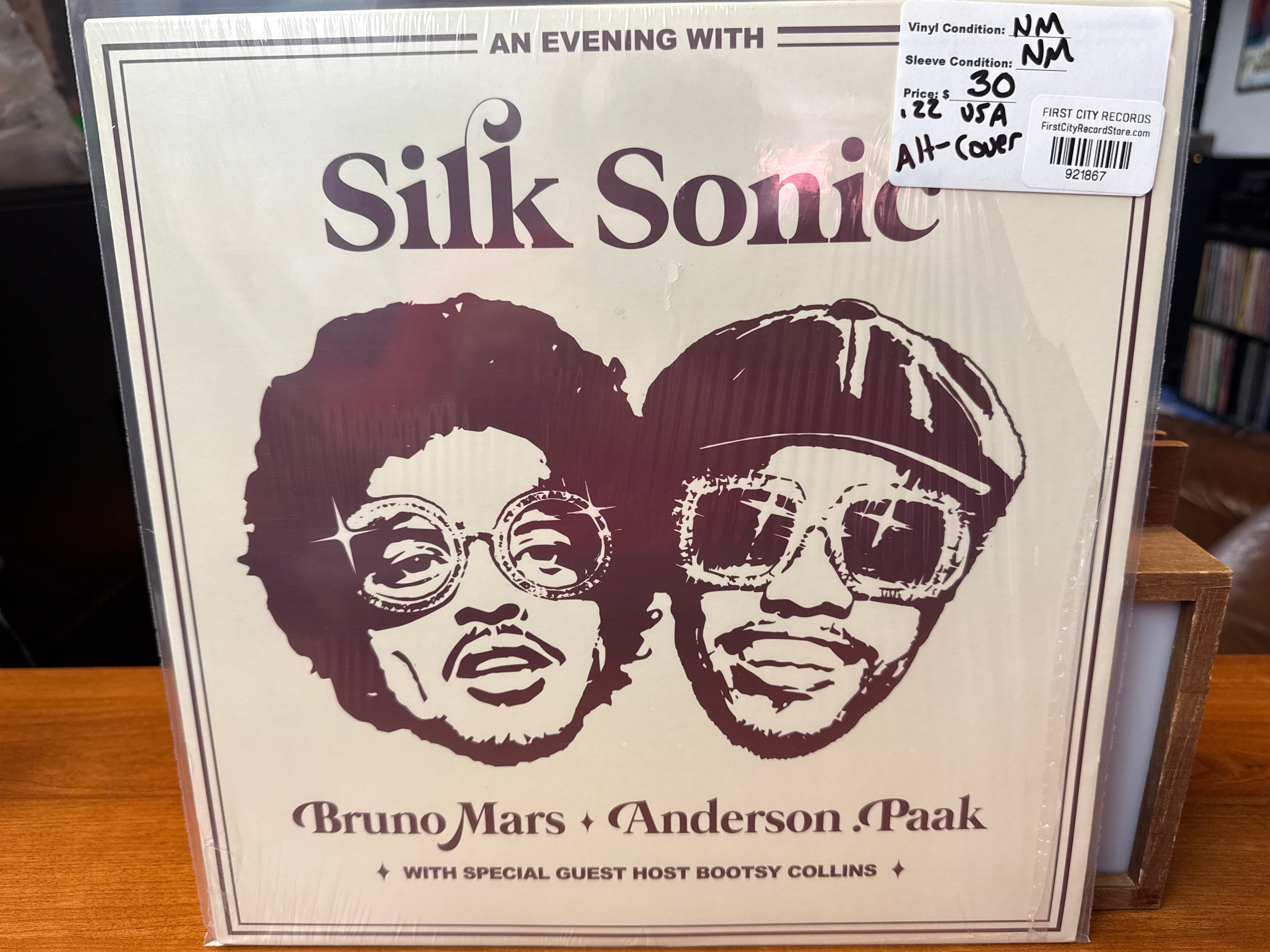 Bruno Mars & Anderson Paak - Silk Sonic (2022, Alternate Cover, USED)