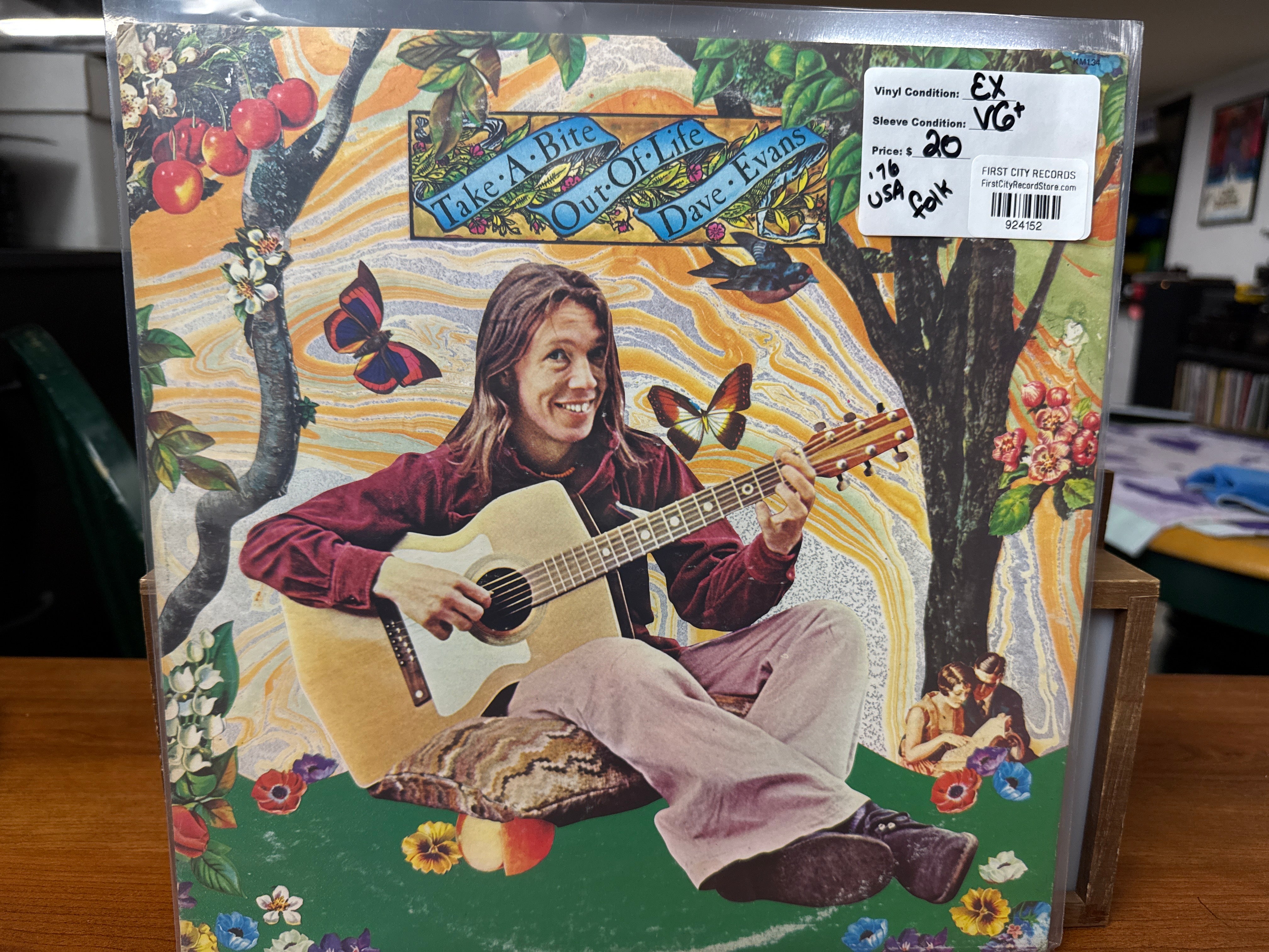 Dave Evans - Take A Bite Out Of Life (1976, USED)