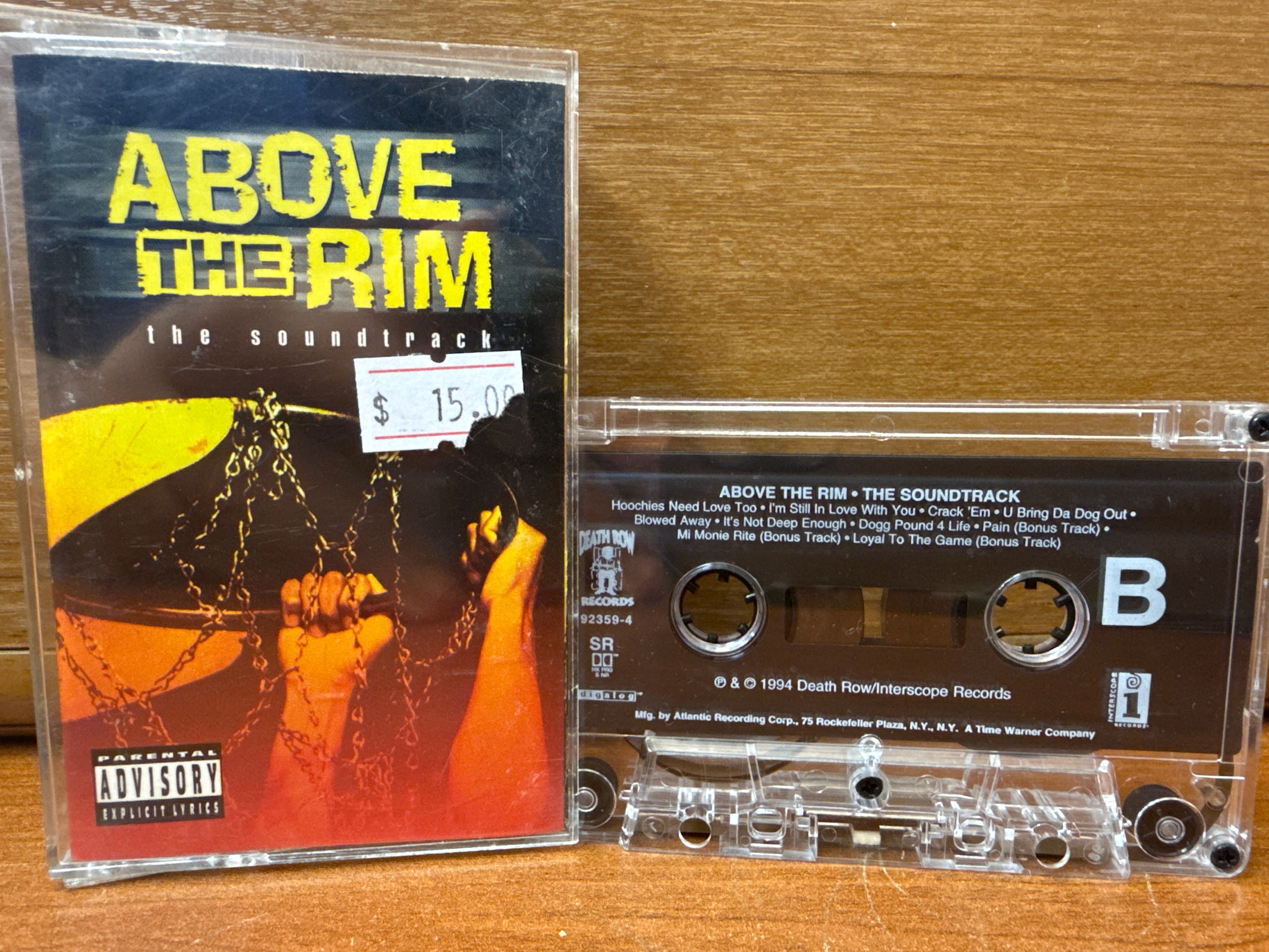 Above The Rim Soundtrack (CASSETTE)