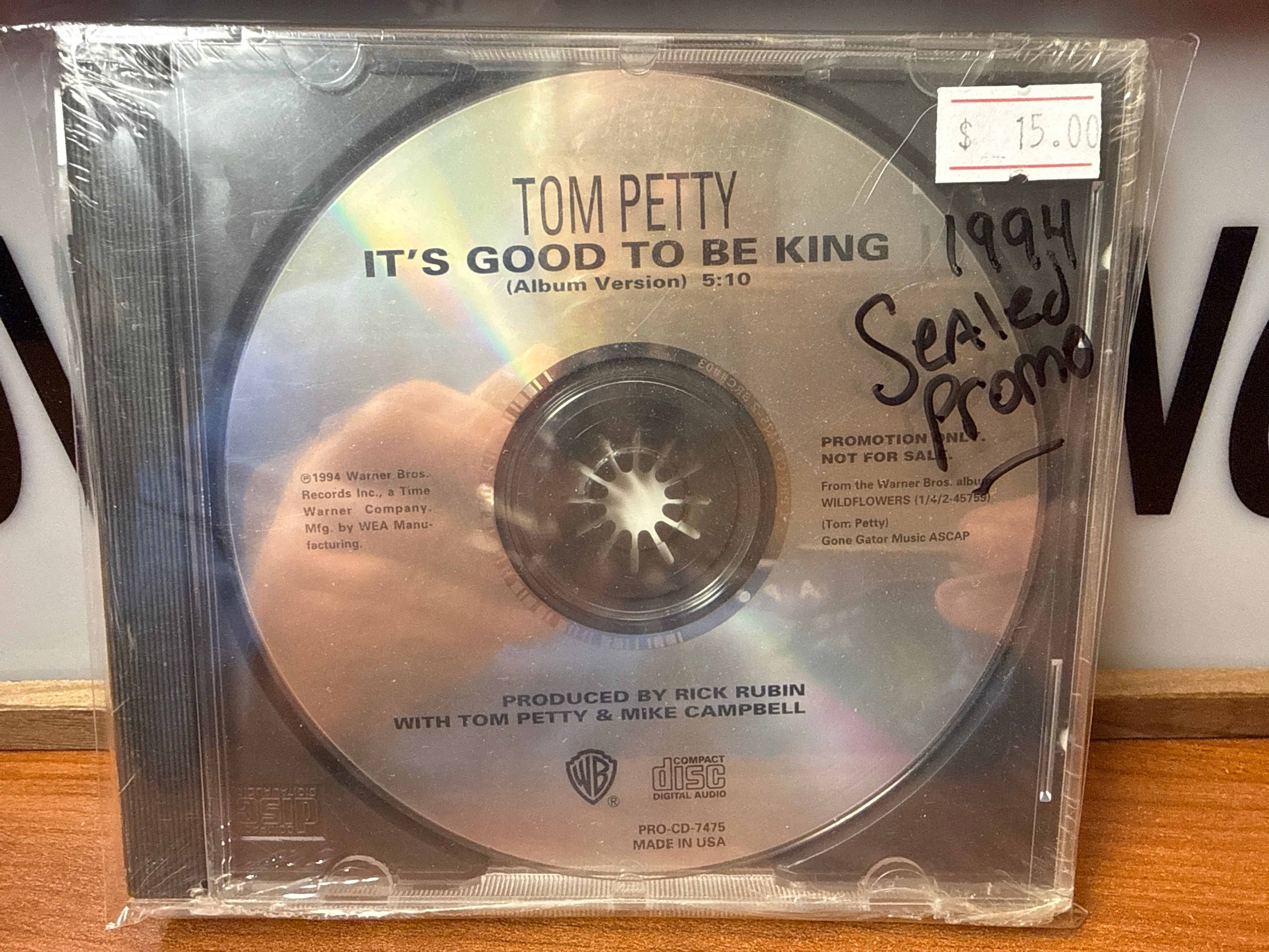 Tom Petty - It's Good To Be King (Sealed, Promo, CD)