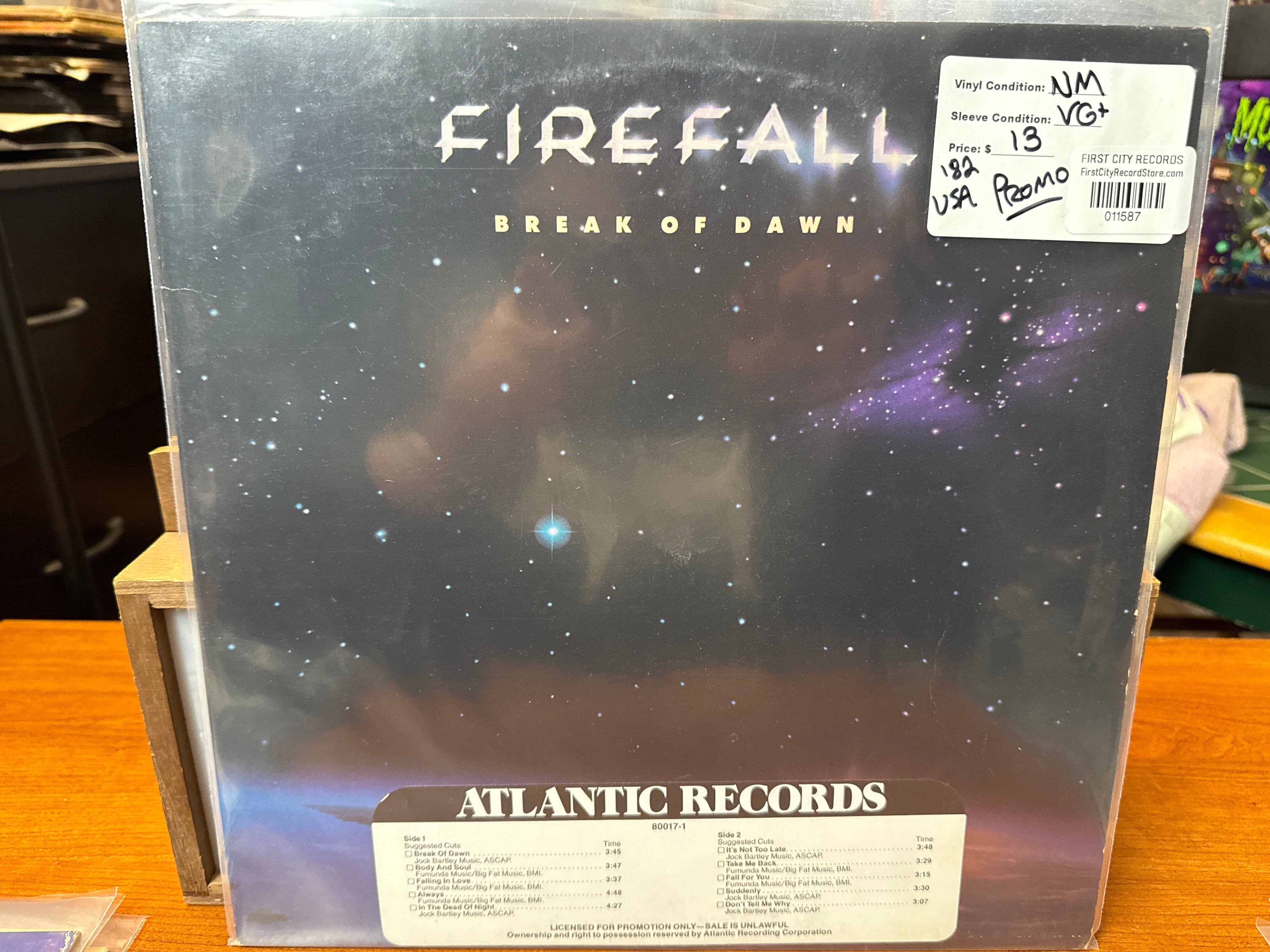 Firefall - Break Of Dawn (1982,  Promo, USED)