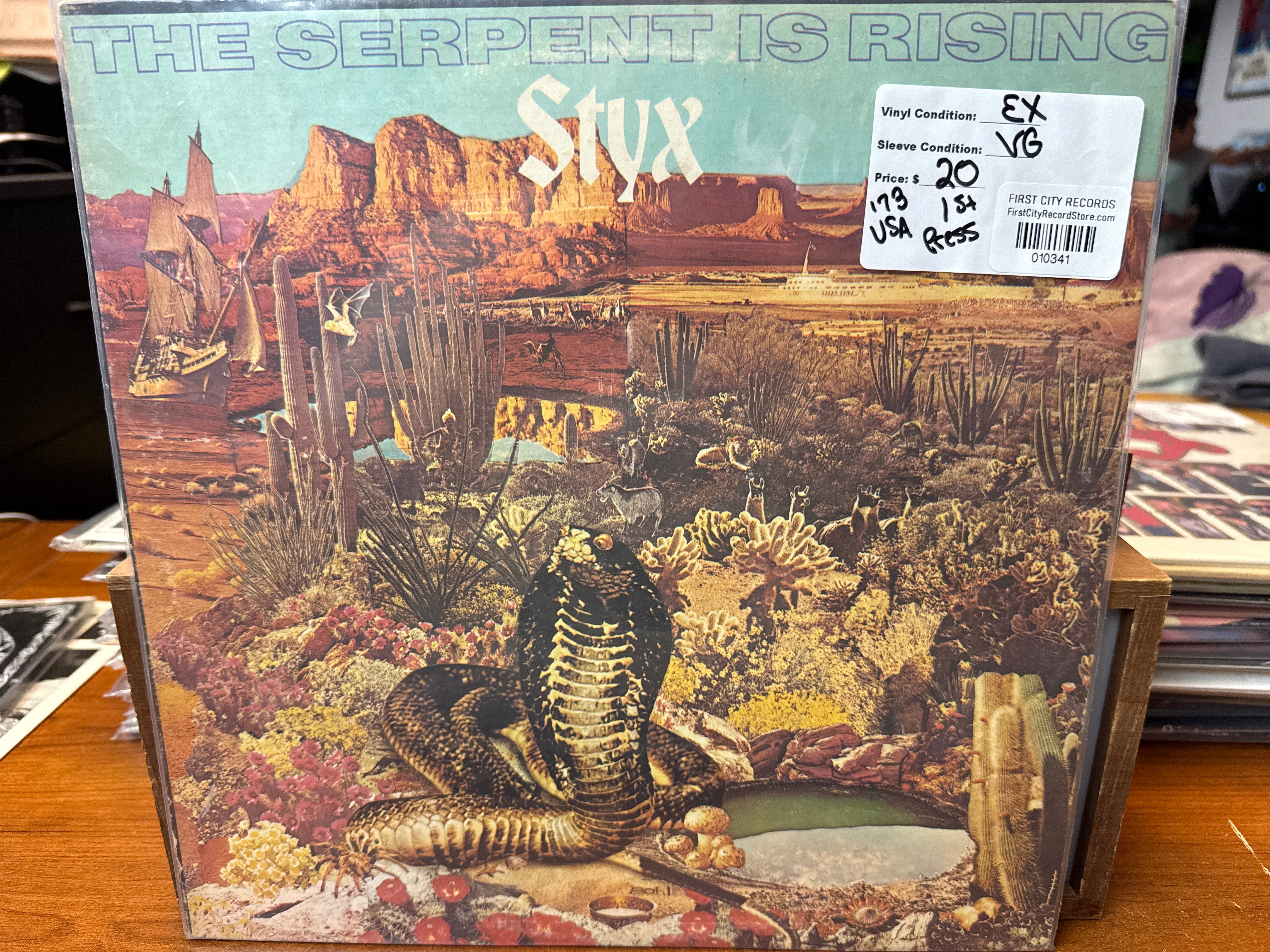 Styx - Serpent Is Rising (1973, 1st Pressing, USED)