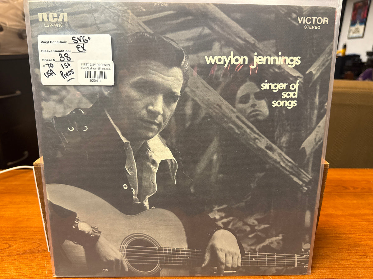 Waylon Jennings - Singer of Sad Songs (1970, 1st Pressing, USED)