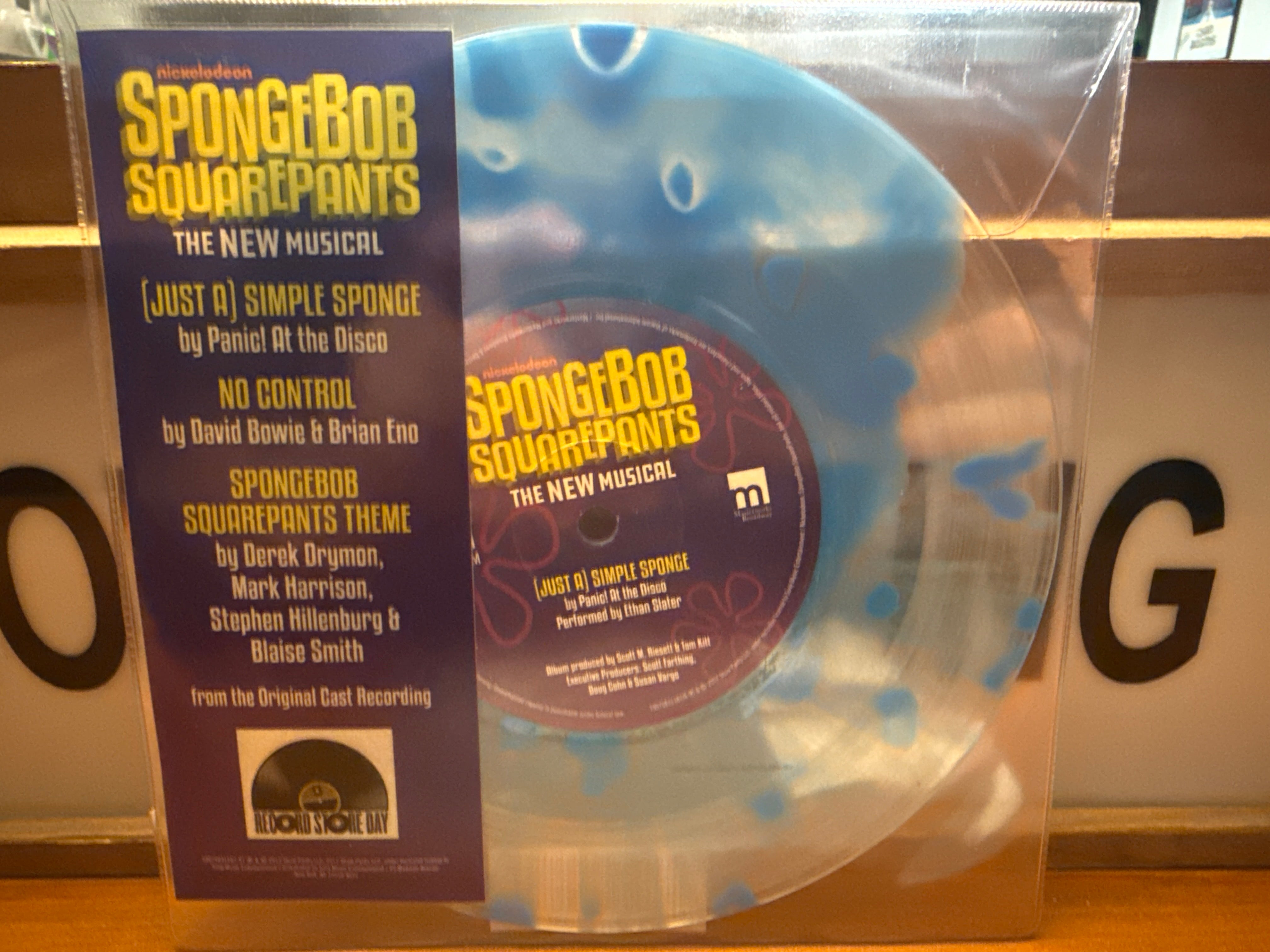 Spongebob Squarepants Musical - Just A Simple Sponge / No Control (7 inch, USED)