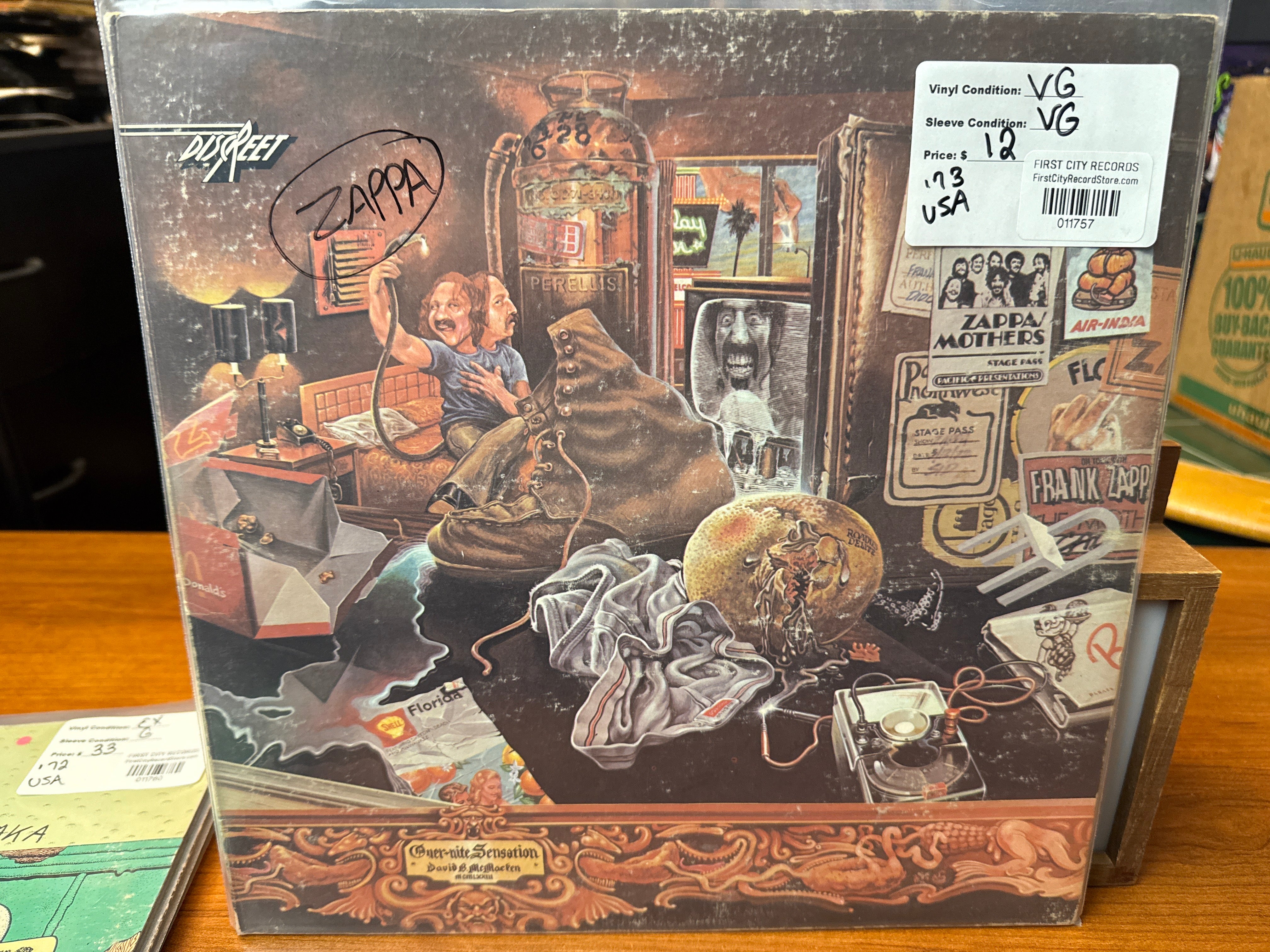 Frank Zappa & The Mothers - Over Nite Sensation (1973, USED)