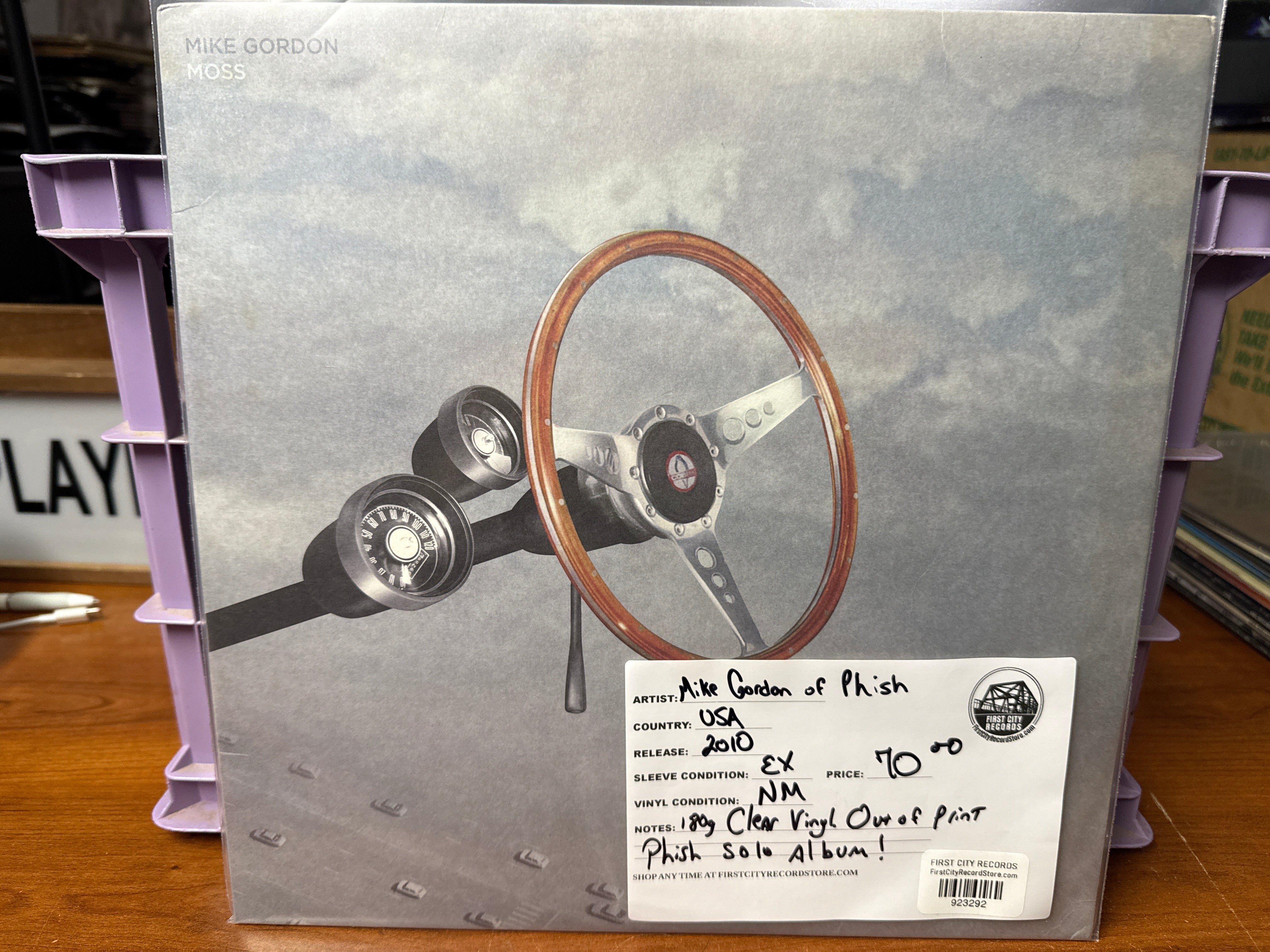 Mike Gordon (Phish) - Moss (2010, Clear Vinyl, USED)