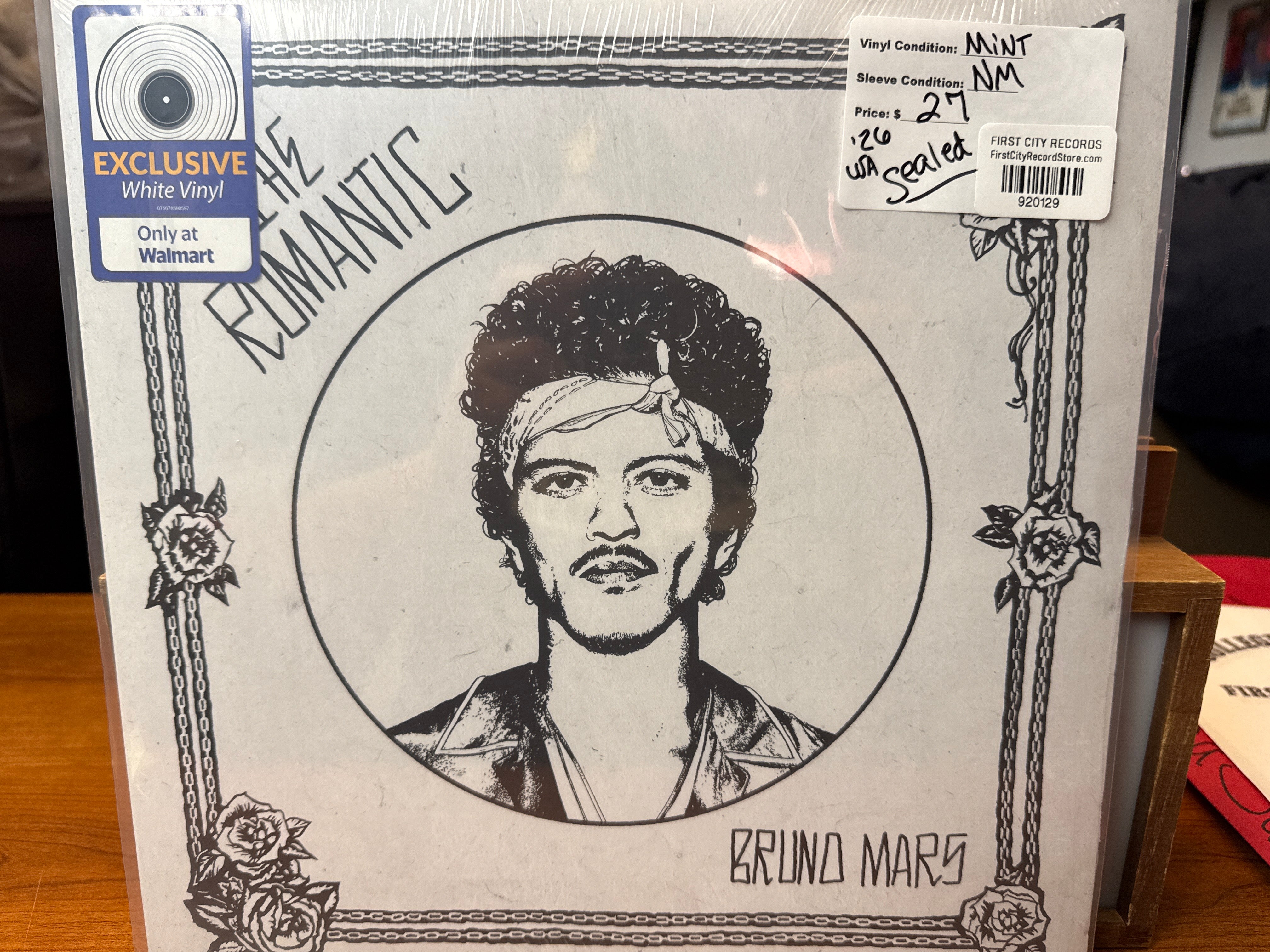 Bruno Mars - The Romantic (Sealed, Clear Vinyl, USED)