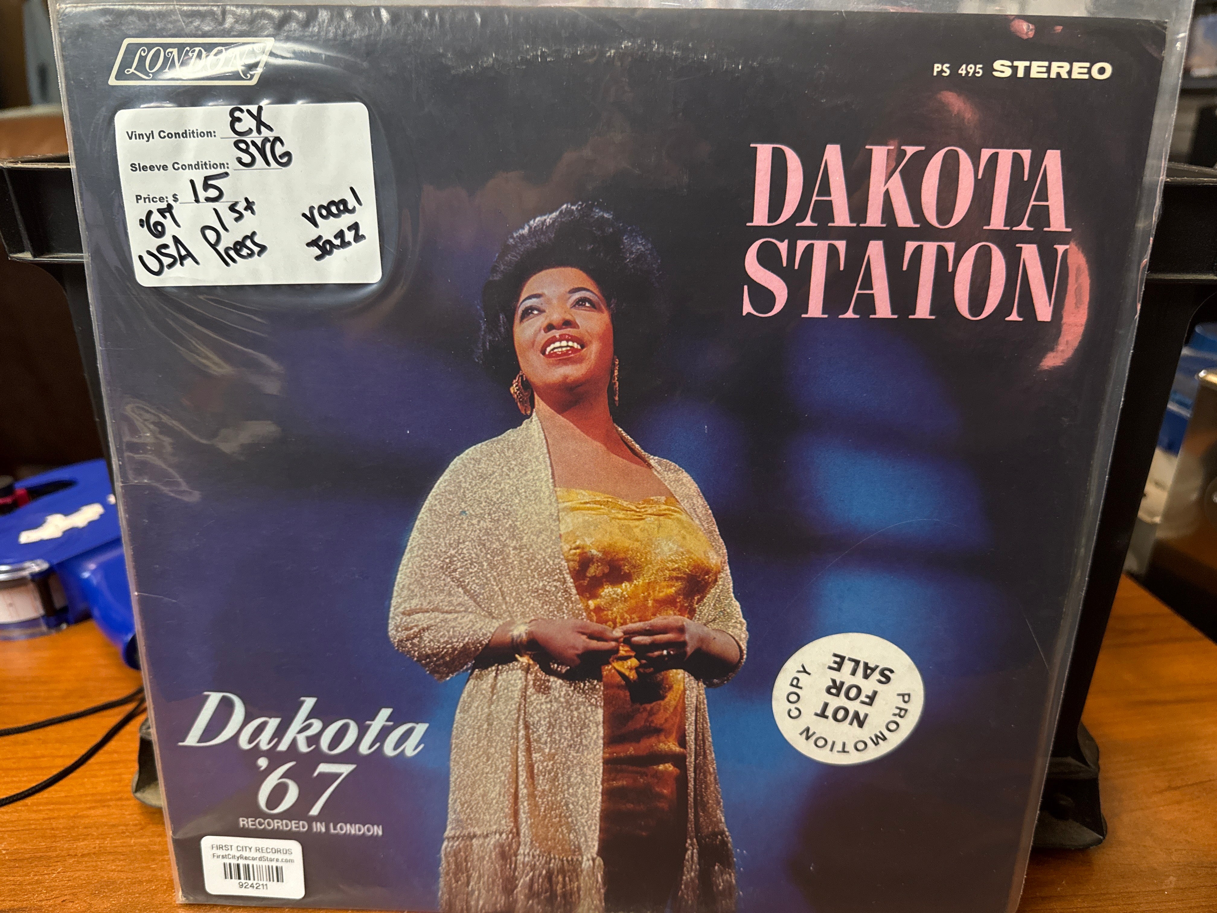 Dakota Staton - Dakota '67 (1967, PROMO, 1st Press, USED)
