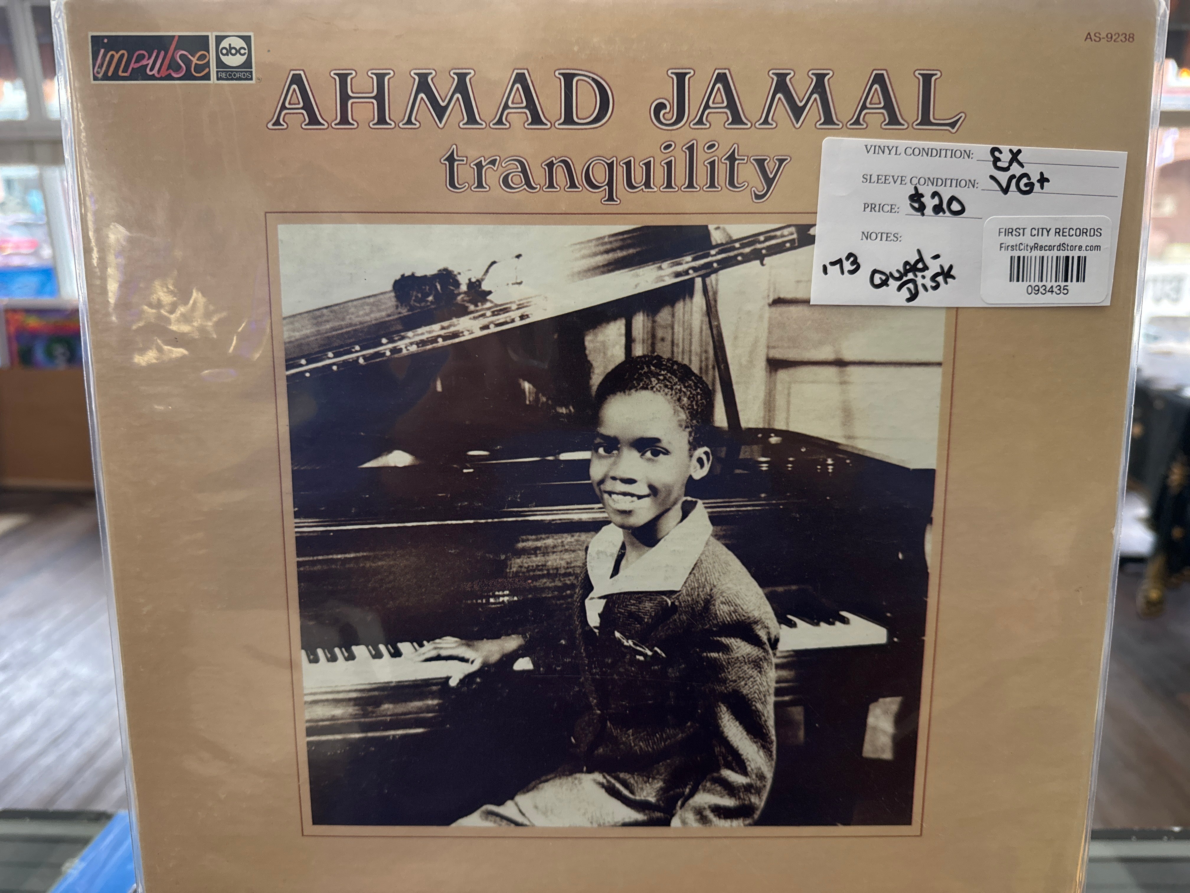 Ahmad Jamal - Tranquility (Quadraphonic, USED)